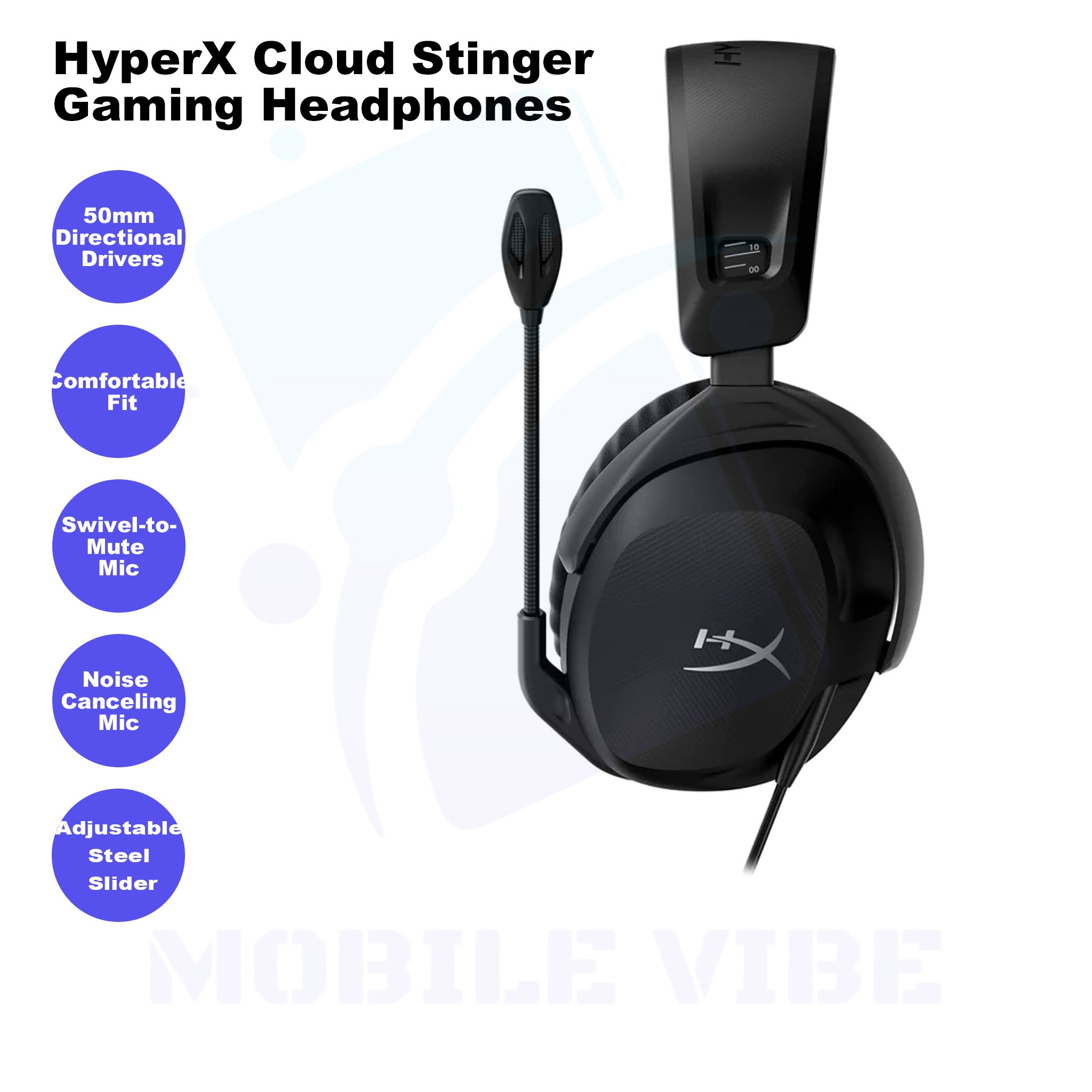 HyperX Cloud Stinger Gaming Headphones soecifications