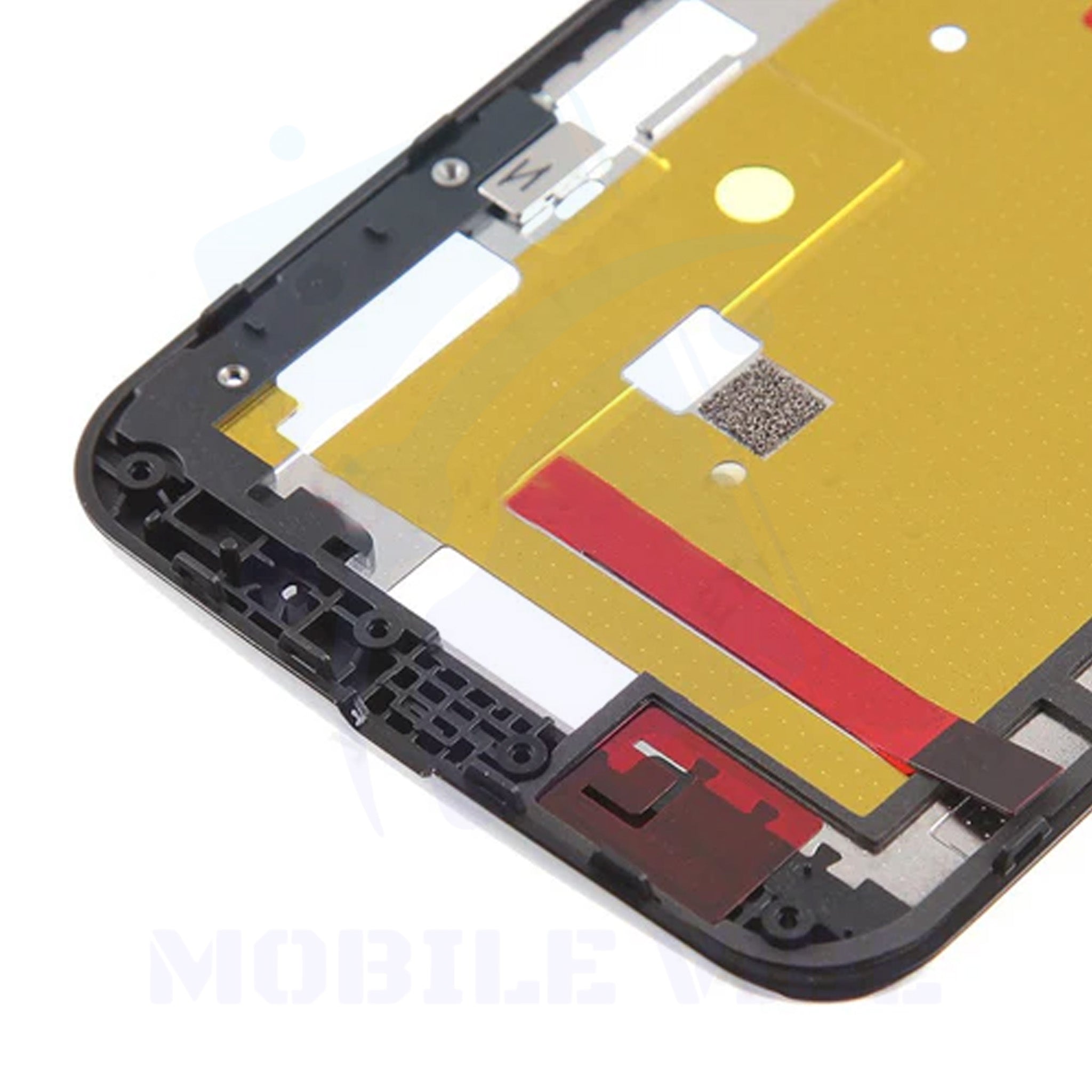 Motorola Moto G2 Black LCD Front Housing Replacement Back