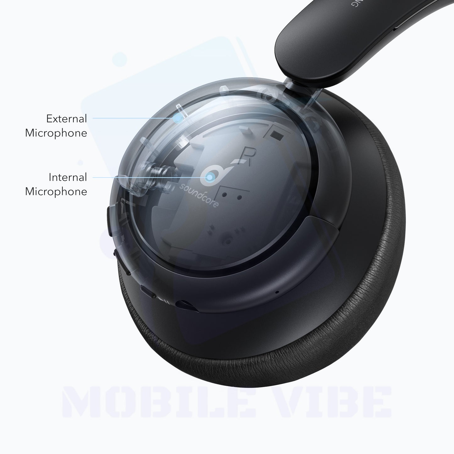 Soundcore Anker Life Tune Pro - Wireless ANC Hi-Res Headphones with casing features
