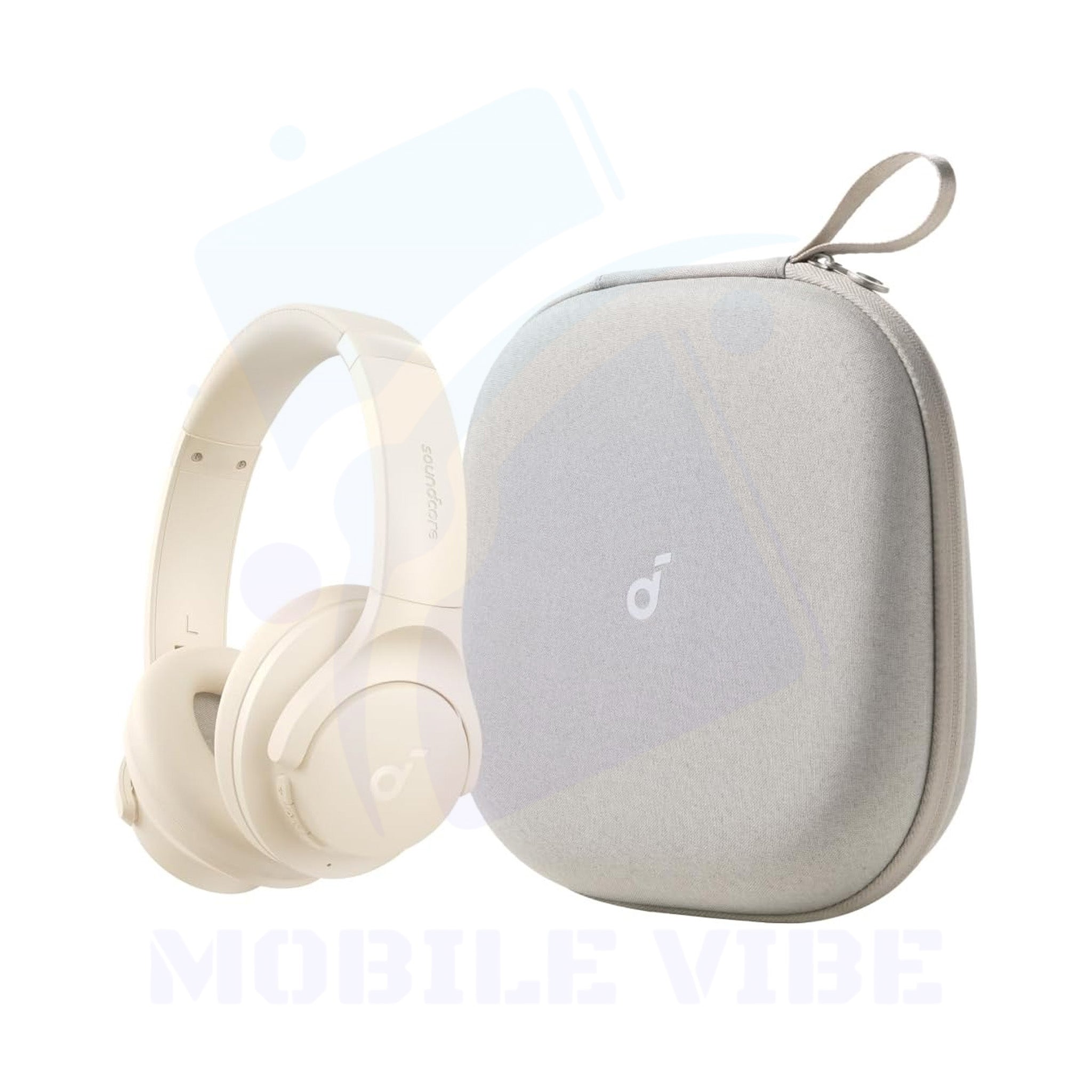Soundcore Q20i Hybrid Active Noise Cancelling Bluetooth Headphones white – 40 Hours Playtime and Big Bass