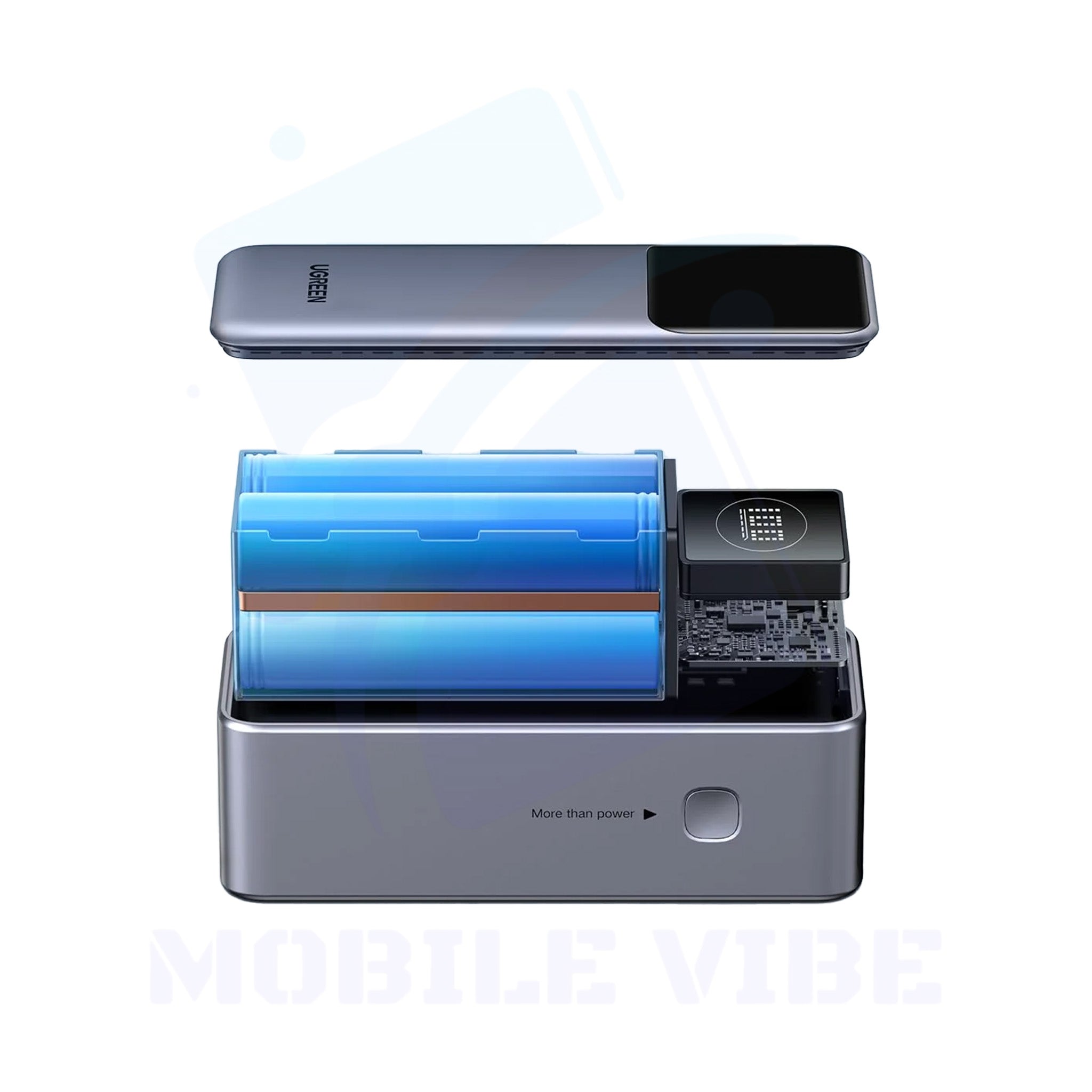 UGREEN Nexode 100W 12,000 mAh Power Bank inside view