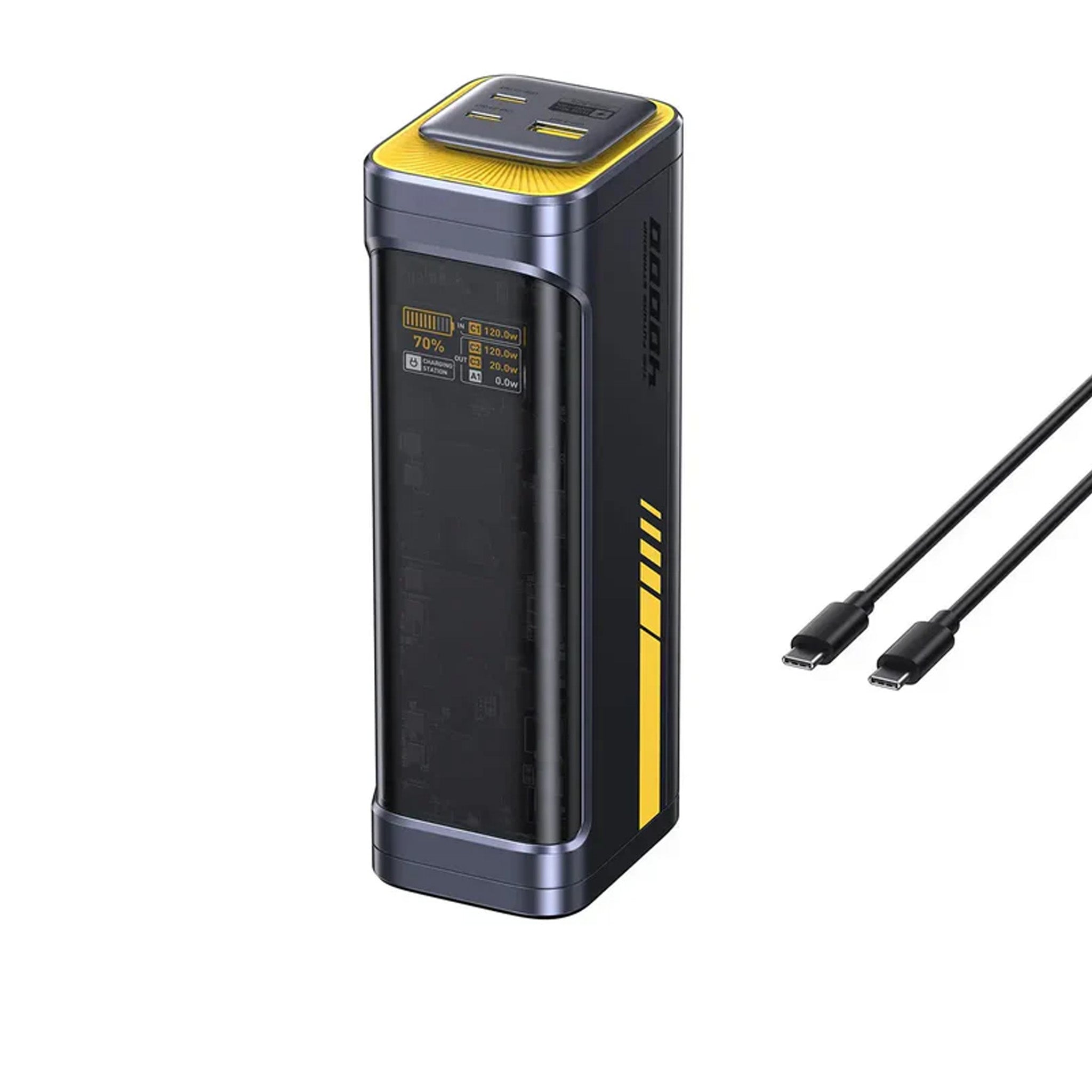 AOHI Starship – 40,000 mAh PD3.1 140W Power Bank with cables