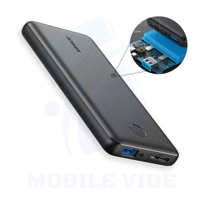 Anker 313 Power Bank (PowerCore Slim 10K) - Ultra-Compact, High-Speed Charging on the Go