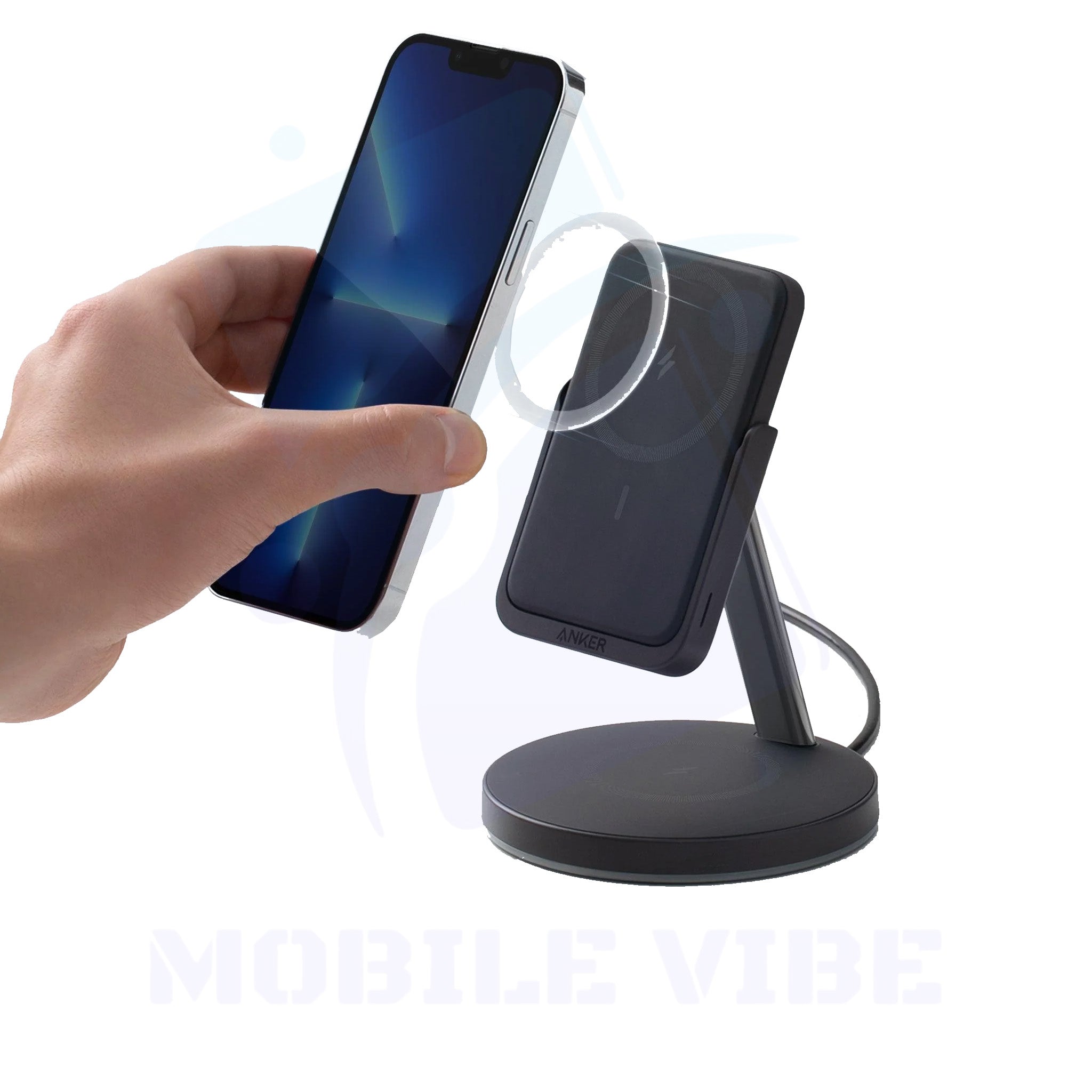 Anker 633 Magnetic Wireless Powerbank – 10,000mAh Foldable Stand Charger and mobile charging