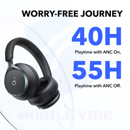 Anker Soundcore Life Tune XR - Wireless ANC Headphones with Hi-Res Audio and best battery timing