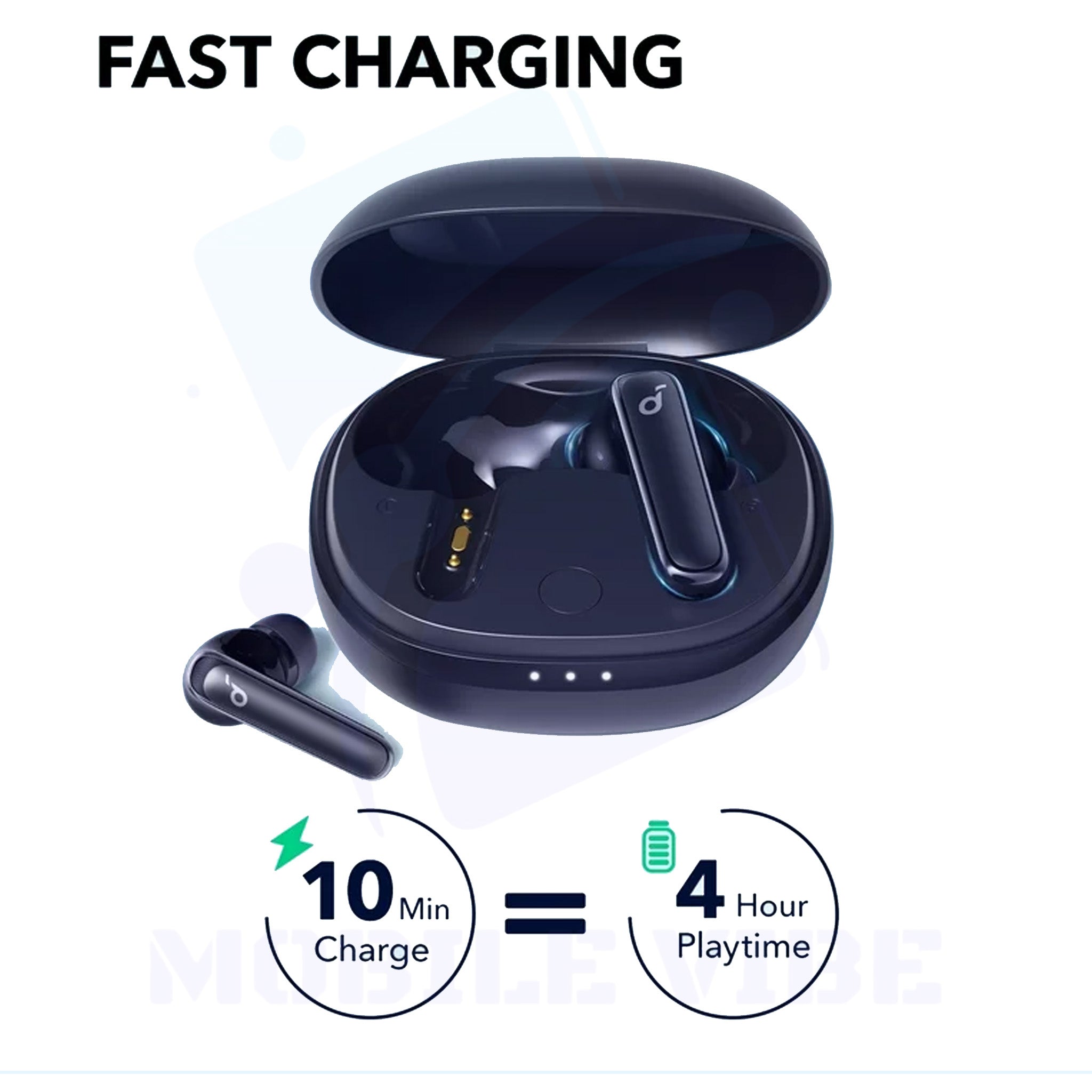 Anker Soundcore P25i - Compact Wireless Earbuds with Powerful Sound and fast charging