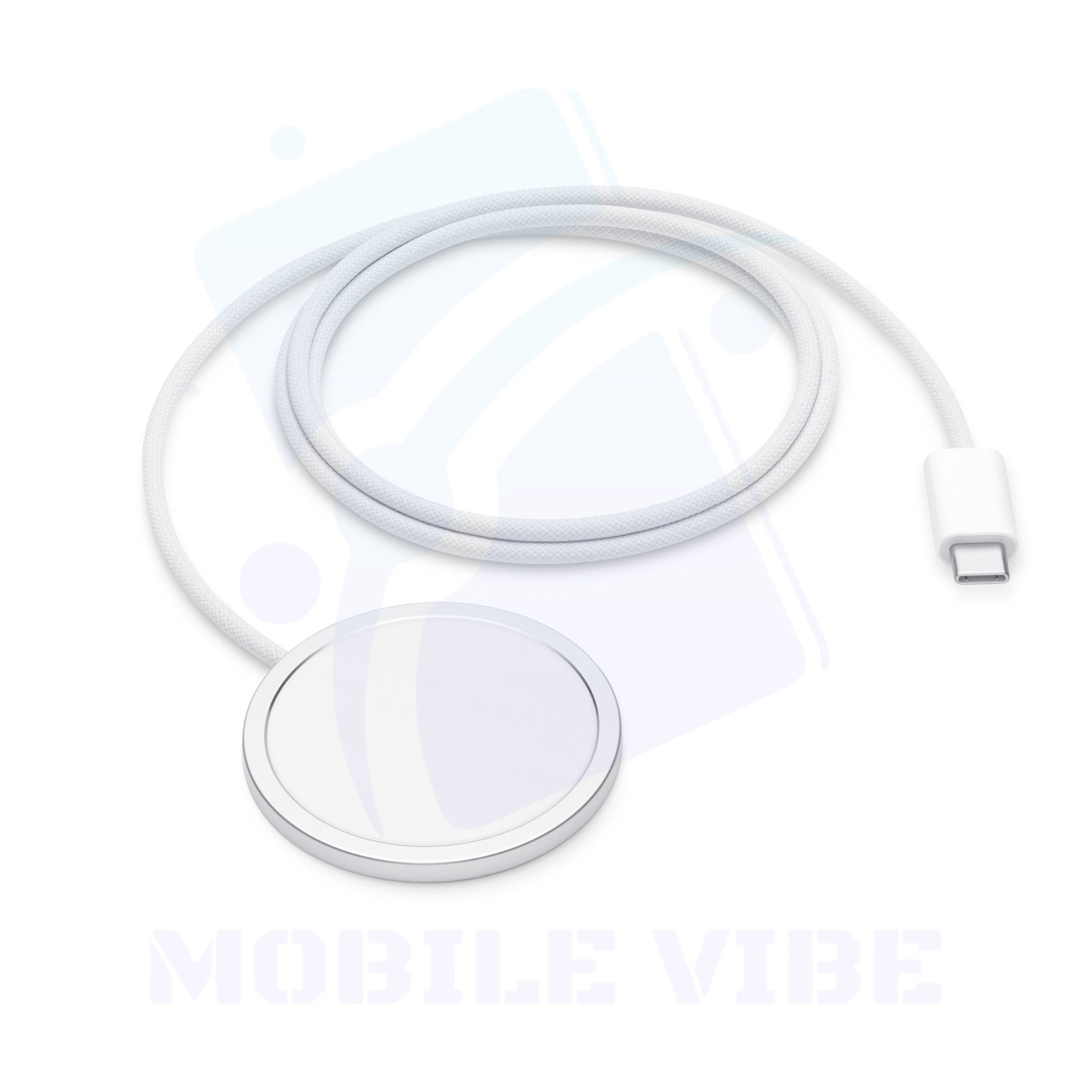 Apple Magsafe 15 Watt Wireless Charger with attached charging cable