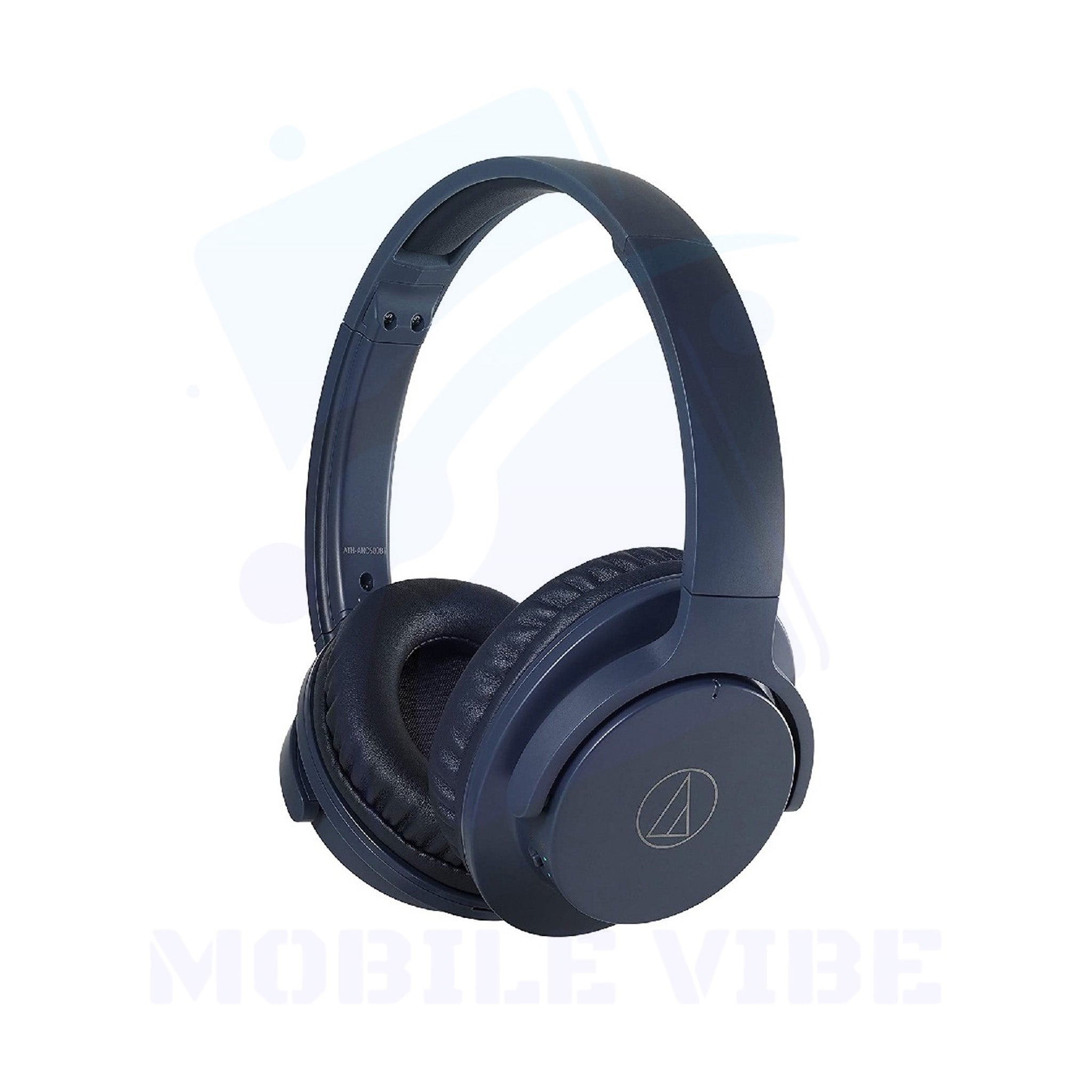 Audio-Technica ATH-ANC 500 BT Wireless Noise-Cancelling Headphones in blue color