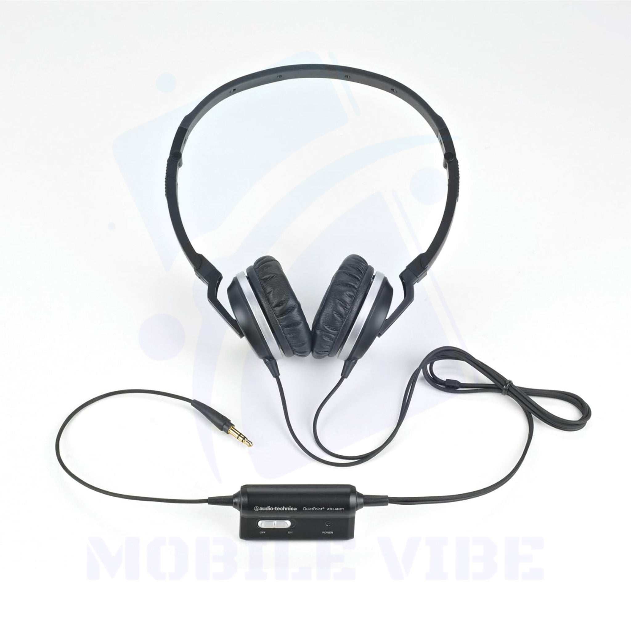 Audio-Technica ATH-ANC1 QuietPoint Active Noise-Cancelling On-Ear Headphones