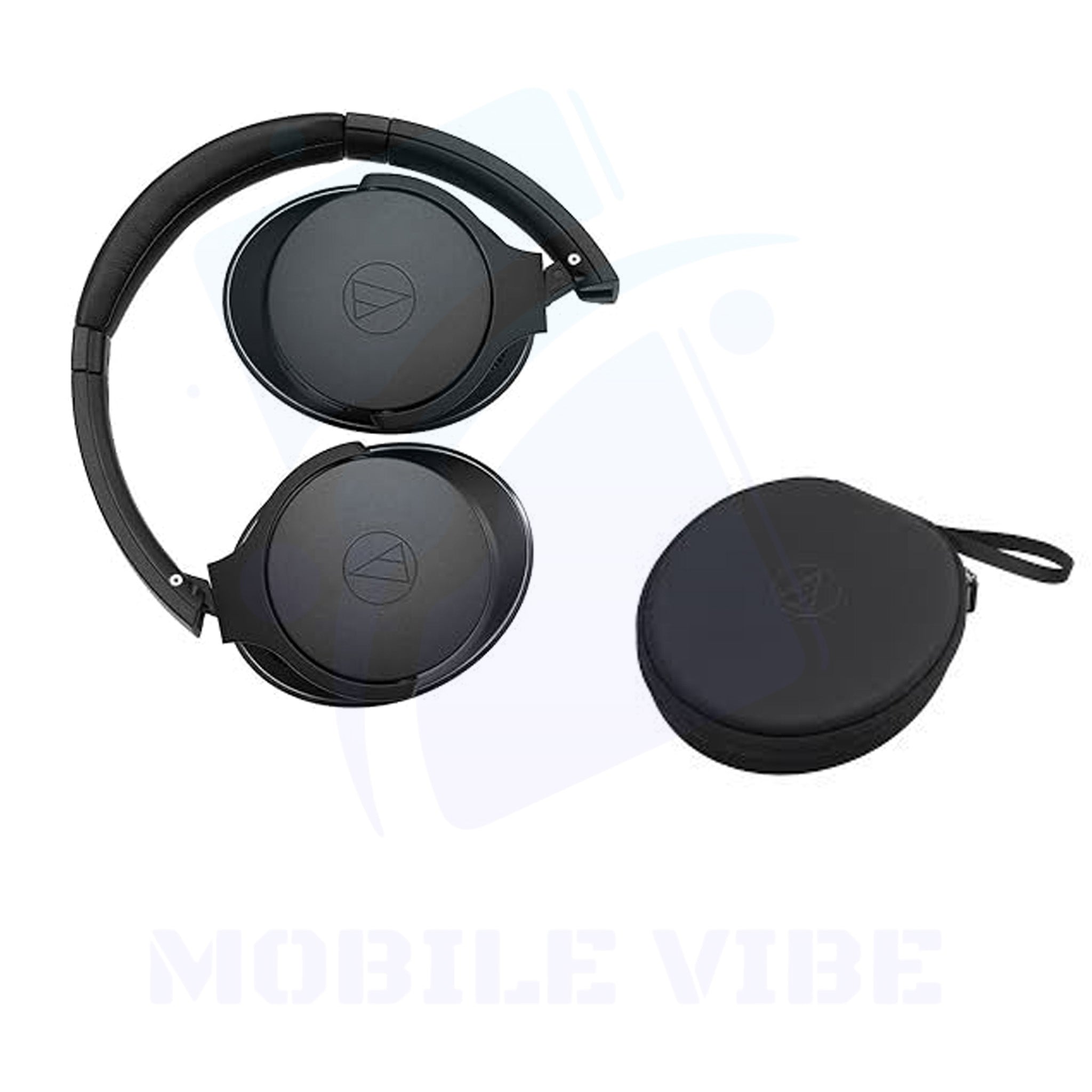 Audio-Technica ATH-ANC900BT Wireless Noise-Cancelling Over-Ear Headphones with pouch