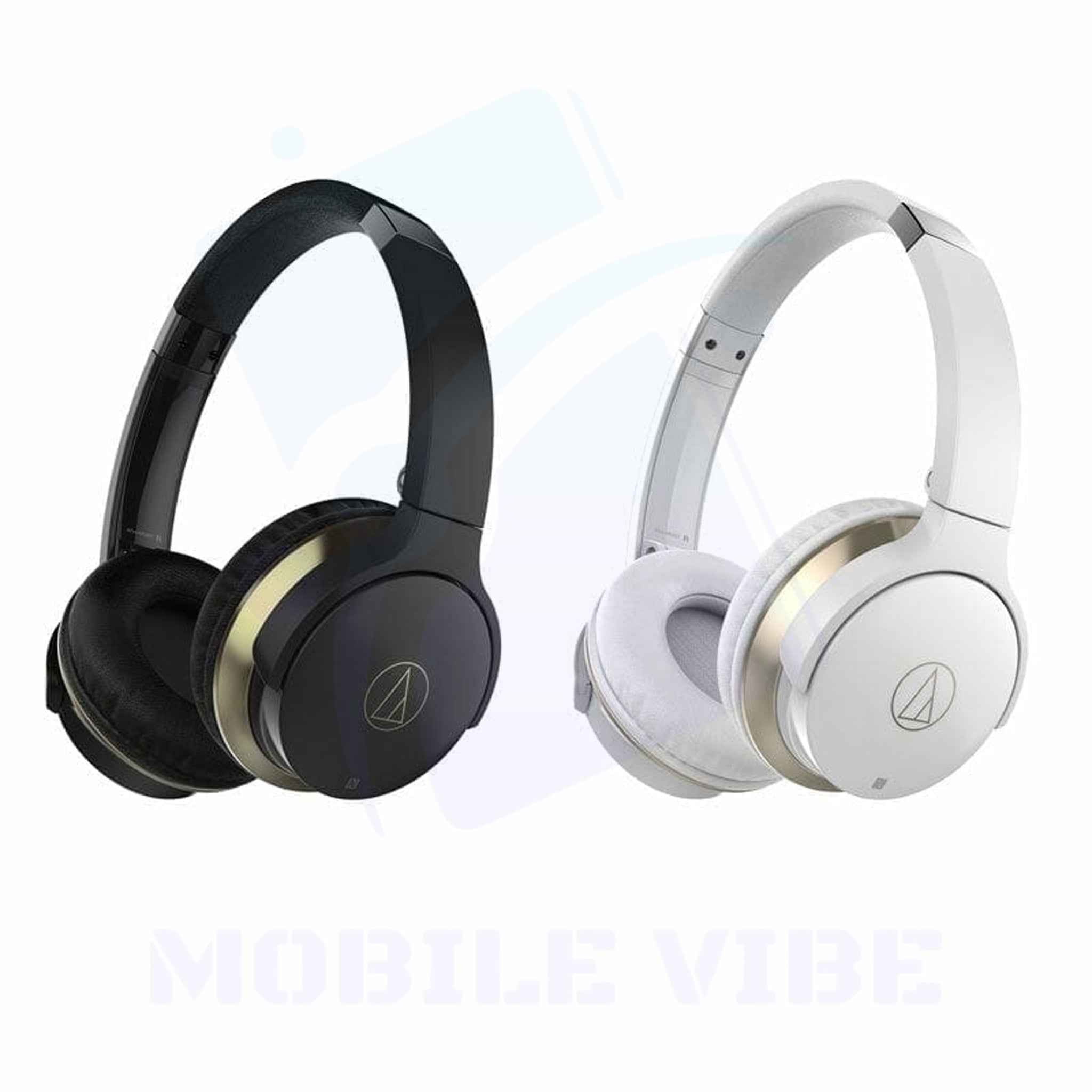 Audio-Technica ATH-AR3BT Wireless On-Ear Headphones black and white