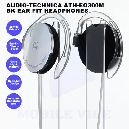 Audio-Technica ATH-EQ300M BK Ear Fit Headphones features