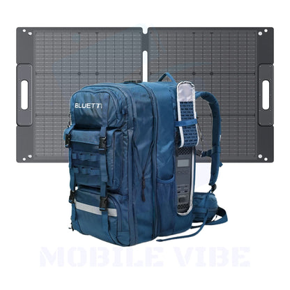 BLUETTI Handsfree 1 – Power-Backpack with 268 Wh 300 W Portable Power Station side view