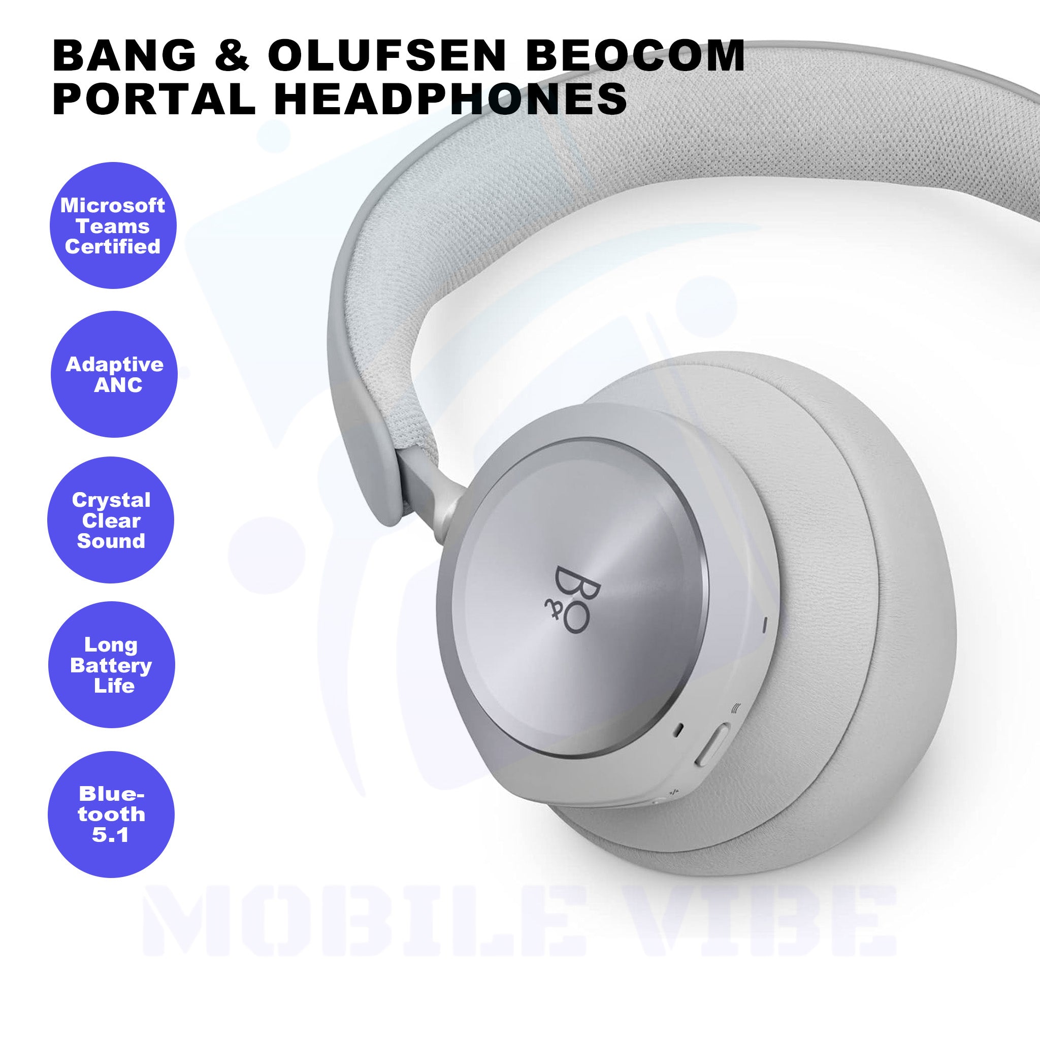 Bang & Olufsen Beocom Portal Headphones features