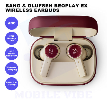 Bang & Olufsen Beoplay EX Wireless Noise-Cancelling Earbuds features