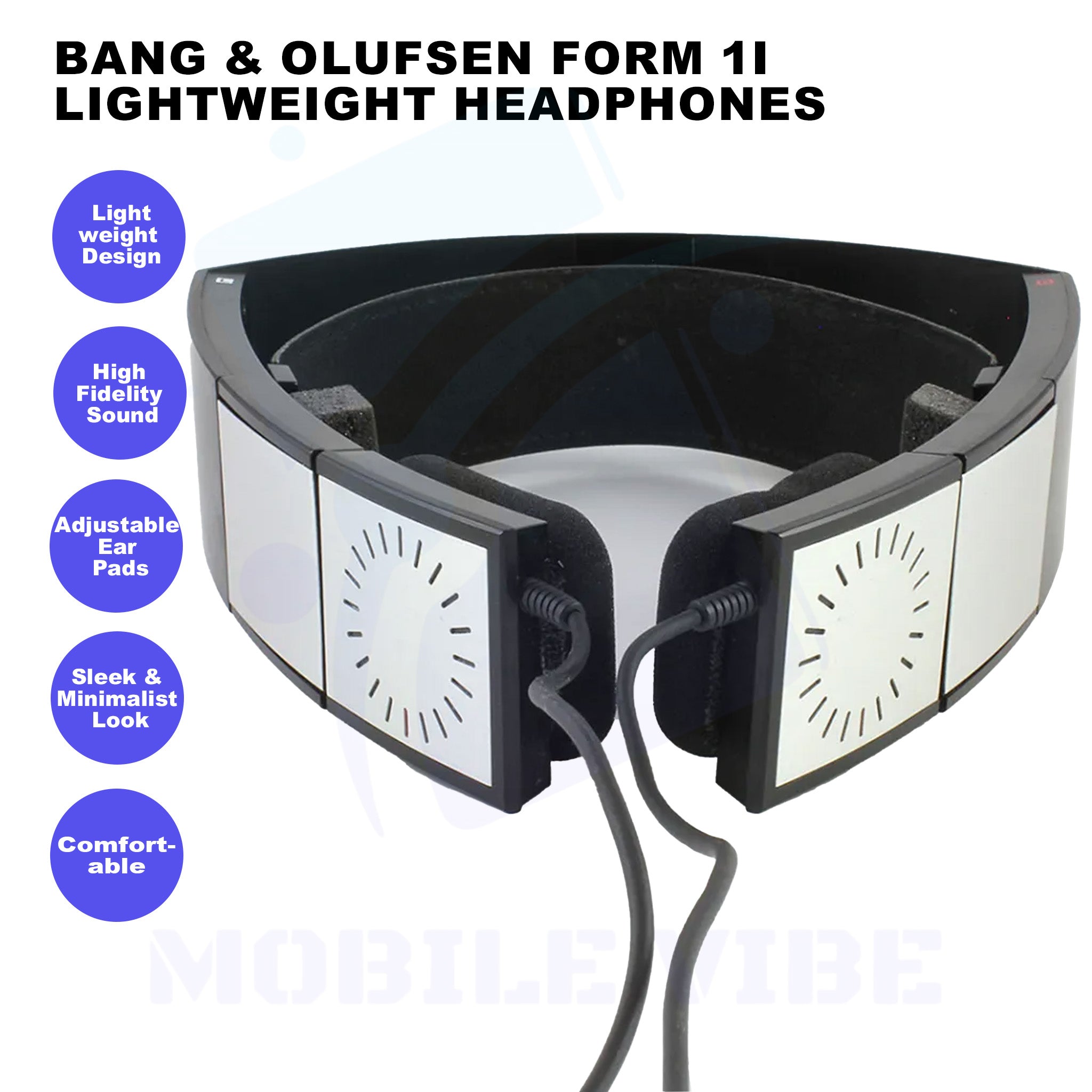 Bang & Olufsen Form 1i Lightweight Headphones features