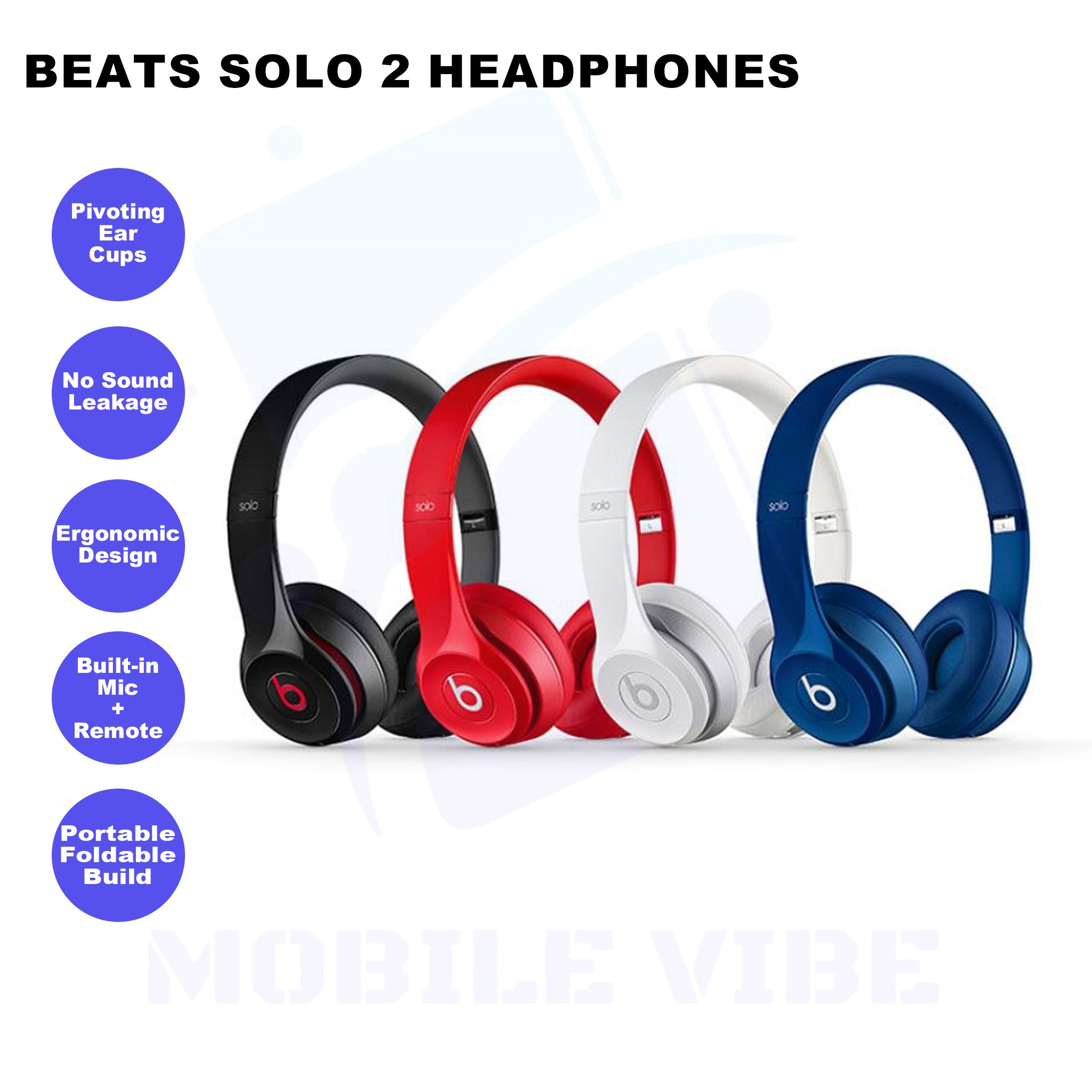 Beats Solo 2 Headphones Features