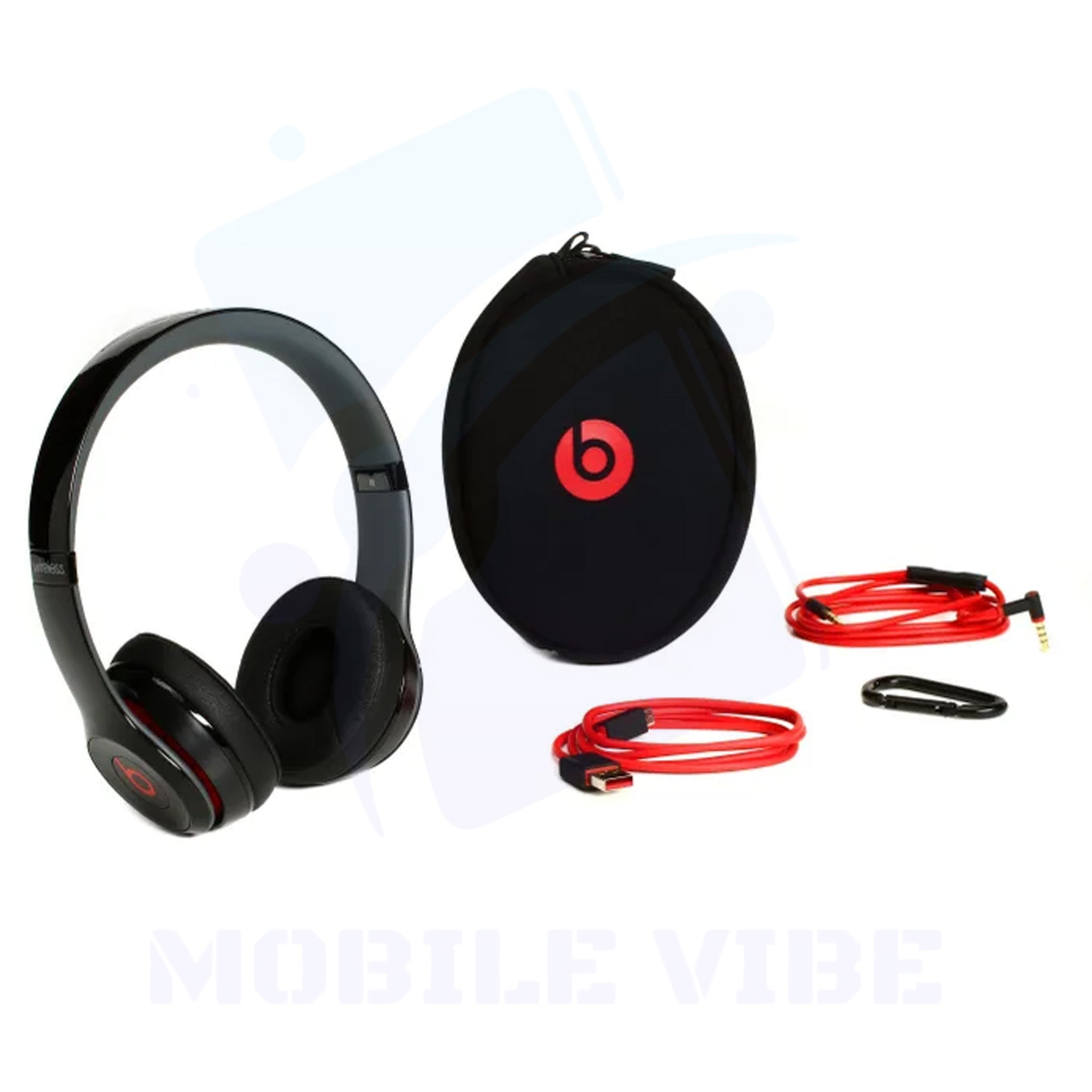 Beats Solo 2 Headphones with box items