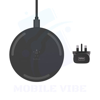 Belkin 10W Wireless Fast Charging Pad | Qi-certified | Compatible with IPhone, Samsung and more