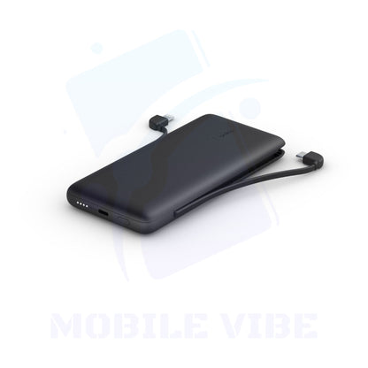 Belkin BOOSTCHARGE Plus 10K Portable Charger Power Bank | 10,000 mAh | Integrated Lightning