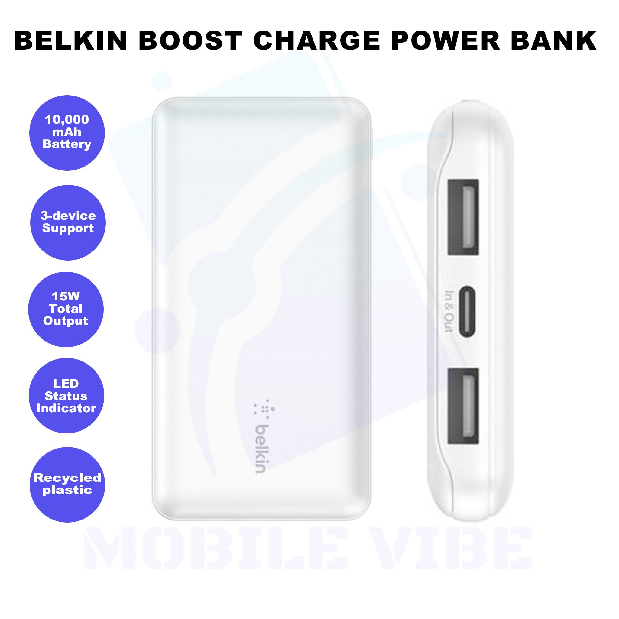 Belkin Boost Charge power bank Features