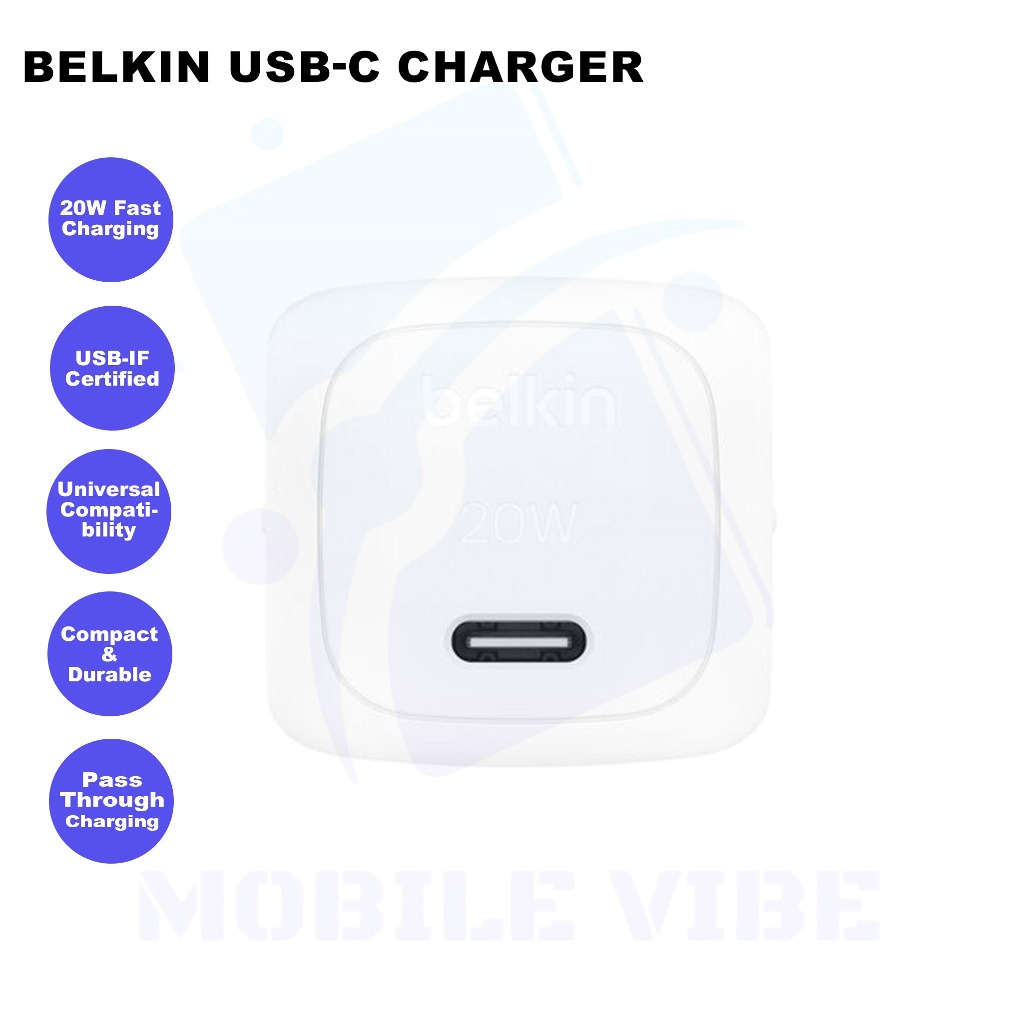 Belkin USB-C Charger Features