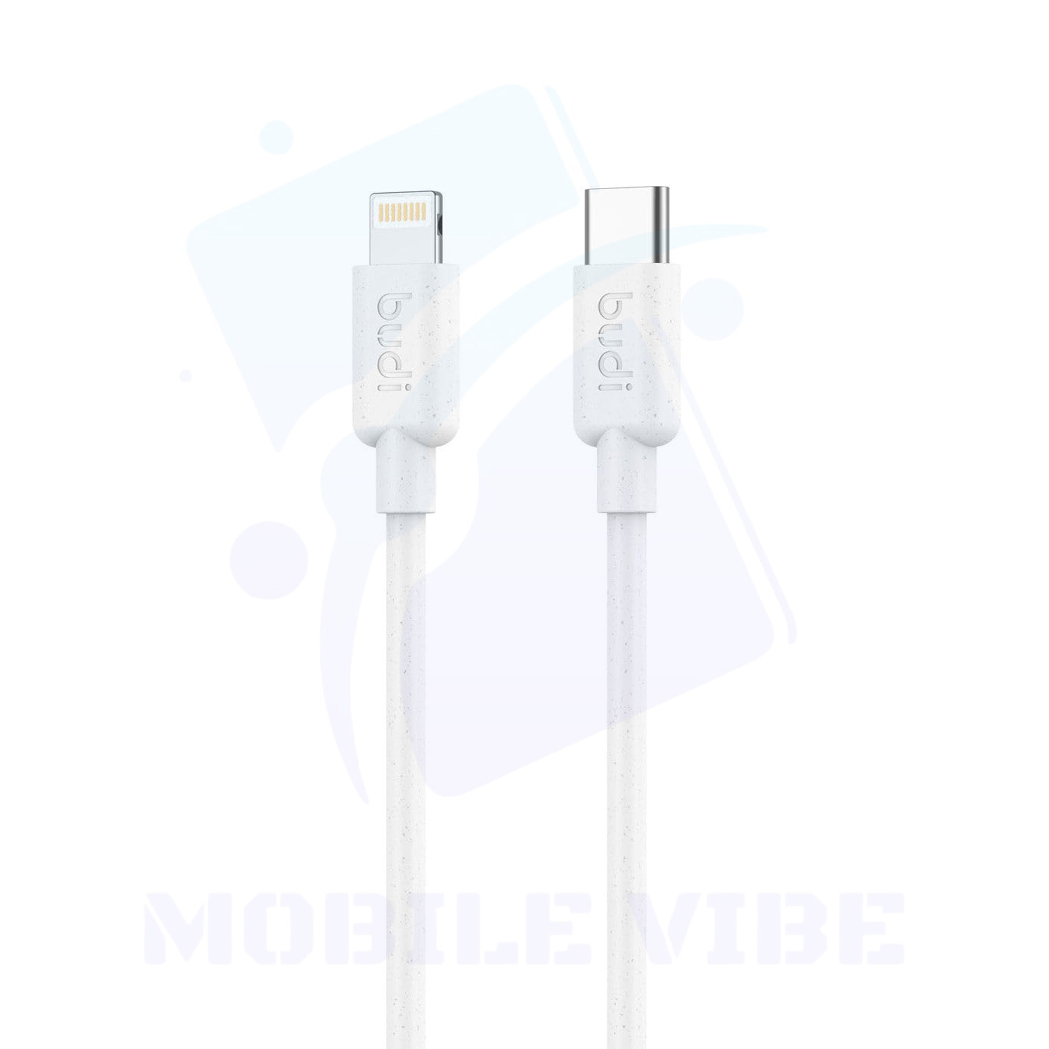 Budi Type-C to Lightning Cable | Fast 2.4A Charging for iPhone & iPad