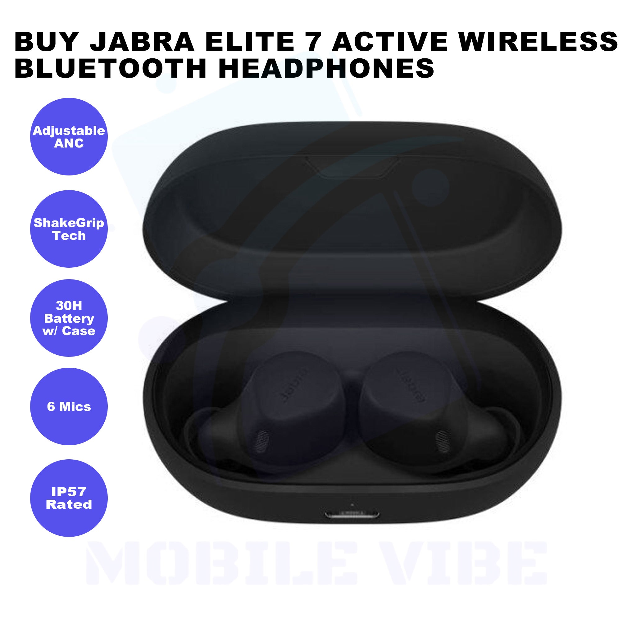 Buy Jabra Elite 7 Active True Wireless Bluetooth Headphones Features