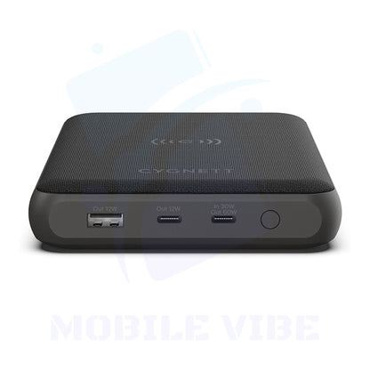 Cygnett ChargeUp Edge 27K USB-C Power Bank ports view
