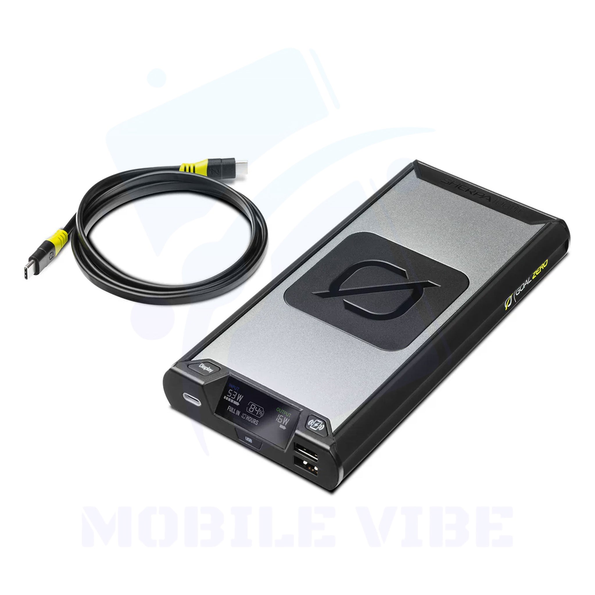 Goal Zero Sherpa 100PD – 100W Wireless Charging Power Bank (25,600 mAh)