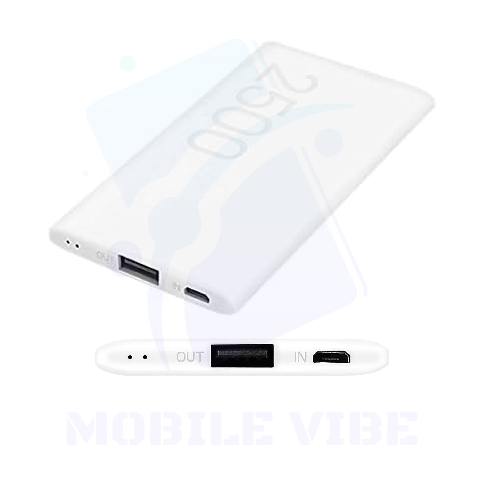 Goji 2500mAh Portable Power Bank White