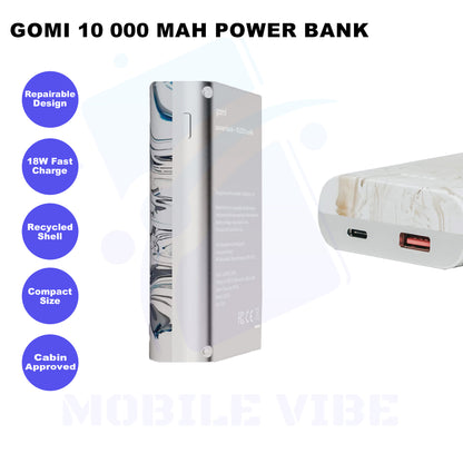 gomi Power Bank – 10 000 mAh Portable features
