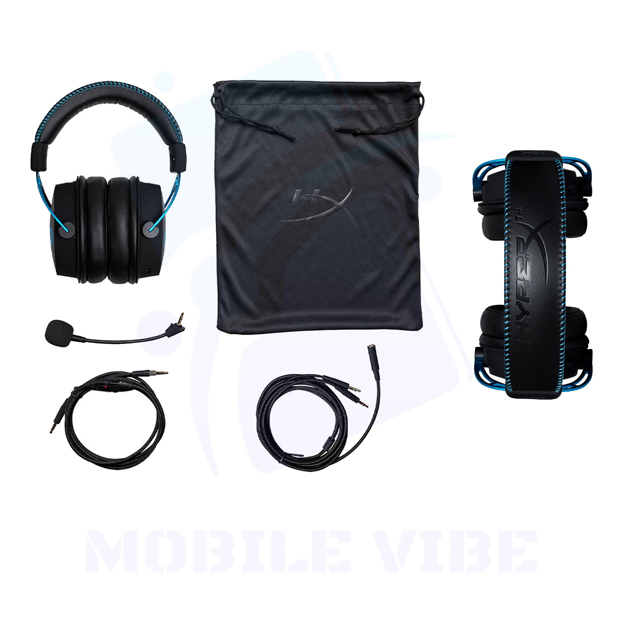 HyperX Alpha Cloud 9 - Pro Gaming Headset with all accessories