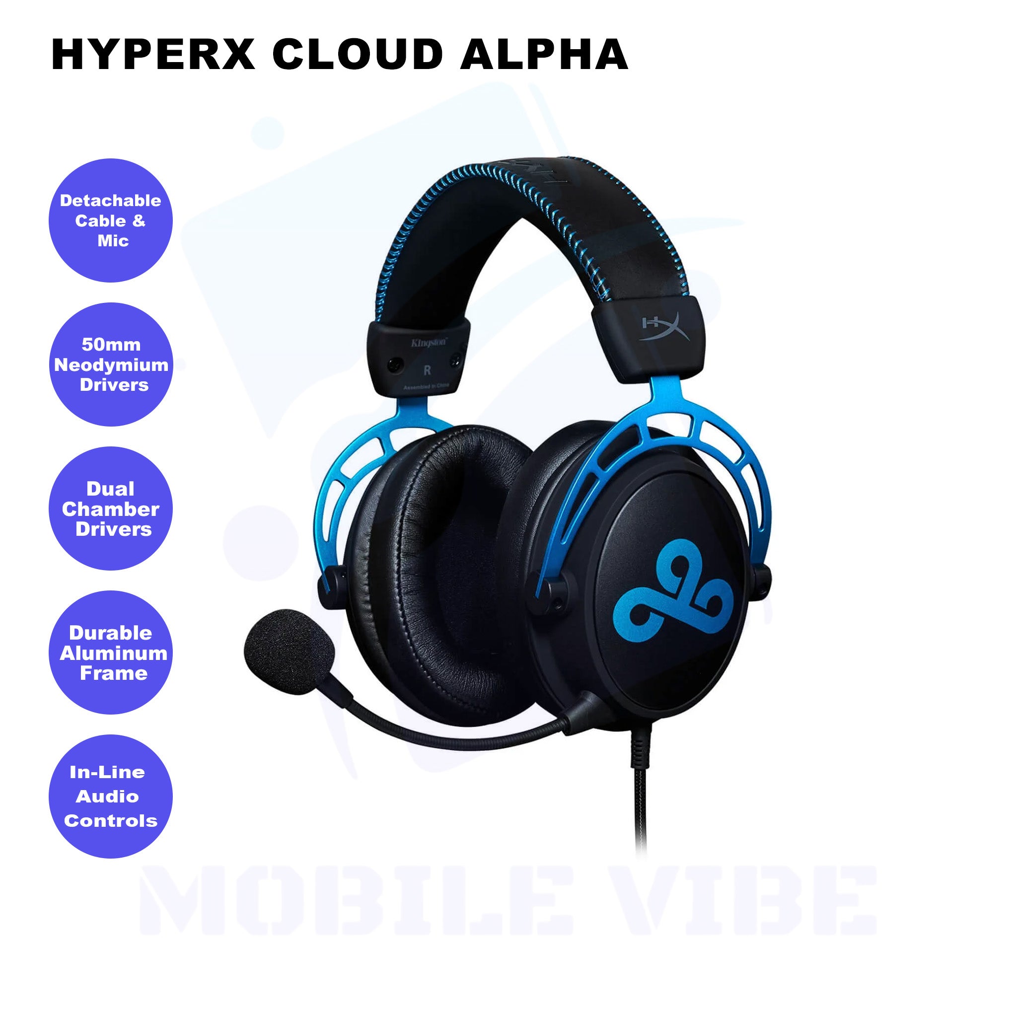 HyperX Cloud Alpha Gaming Headset specifications