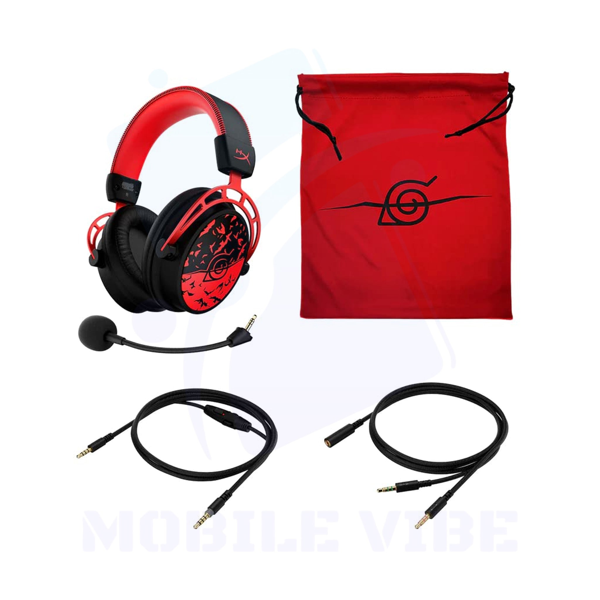 HyperX Cloud Alpha Itachi Edition - Special Collection Gaming Headset with accessories