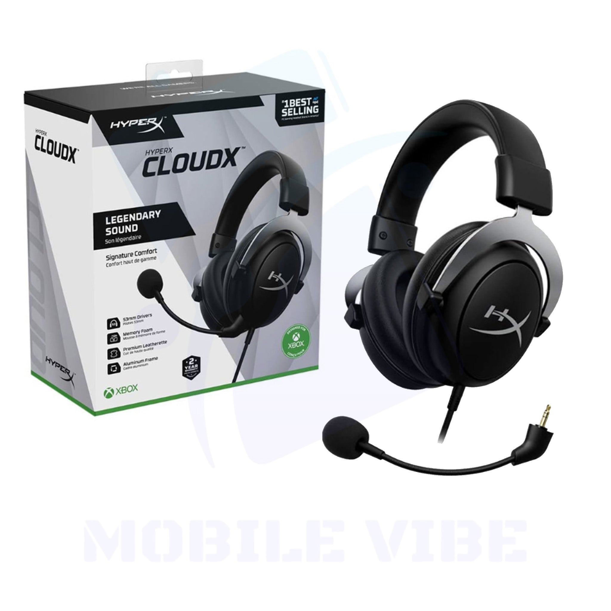 HyperX CloudX Xbox Gaming Headset packaging