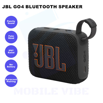 JBL Go 4 – Waterproof & Dustproof Ultra-Portable Bluetooth Speaker Features