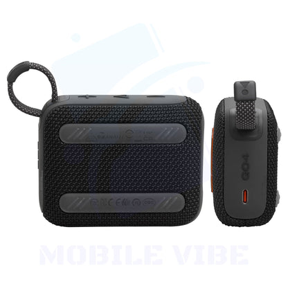 JBL Go 4 – Waterproof & Dustproof Ultra-Portable Bluetooth Speaker Side and Back View