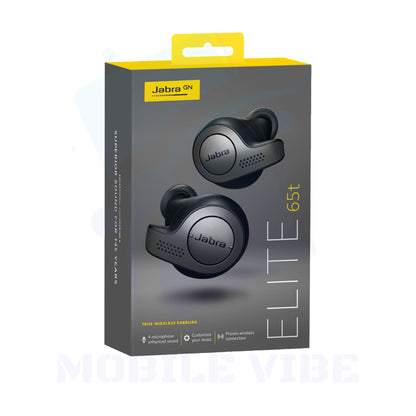 Jabra Elite Bluetooth 65t Earbuds with packaging