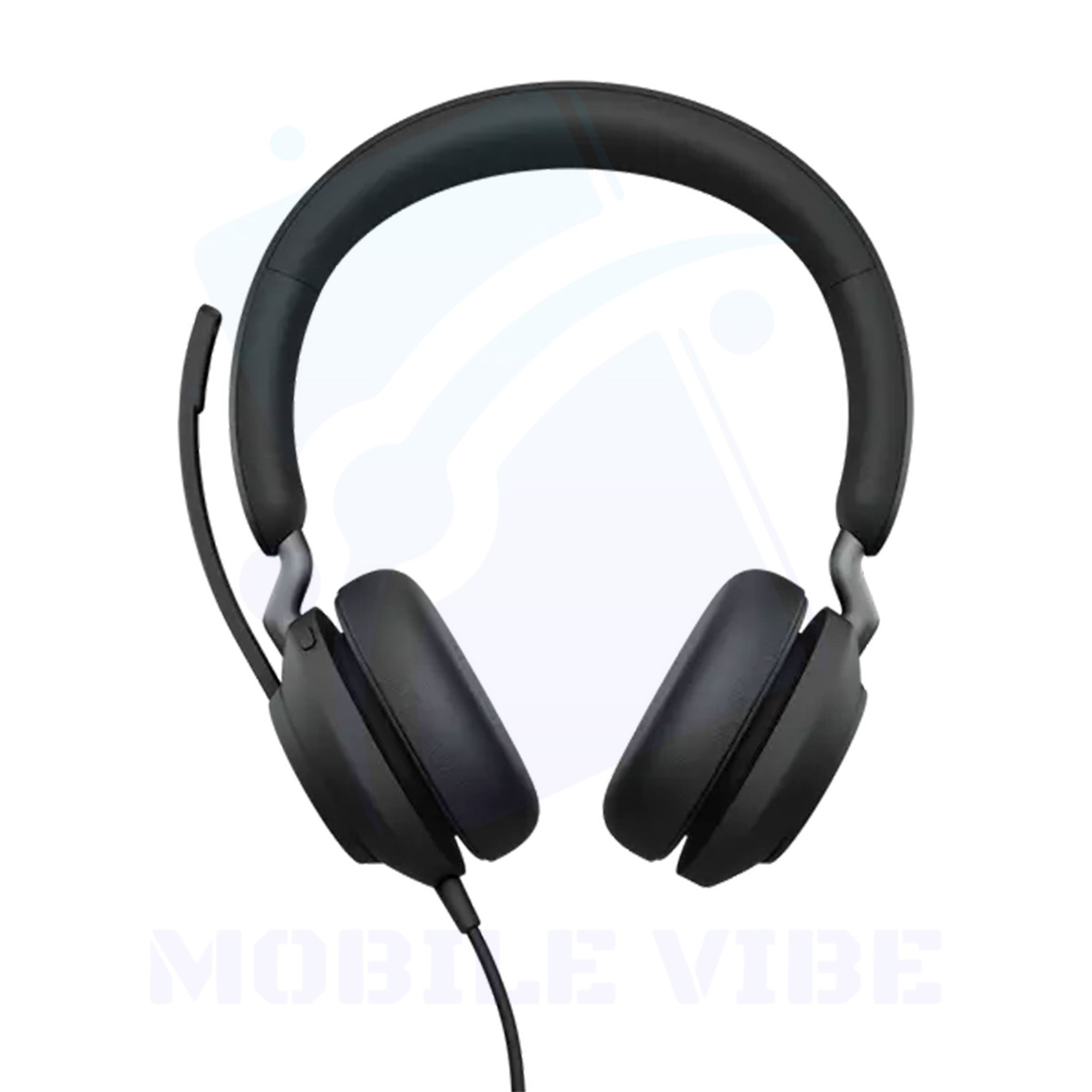 Jabra Evolve 2 40 Microsoft Teams Certified Noise Cancelling Stereo Headphones Front view