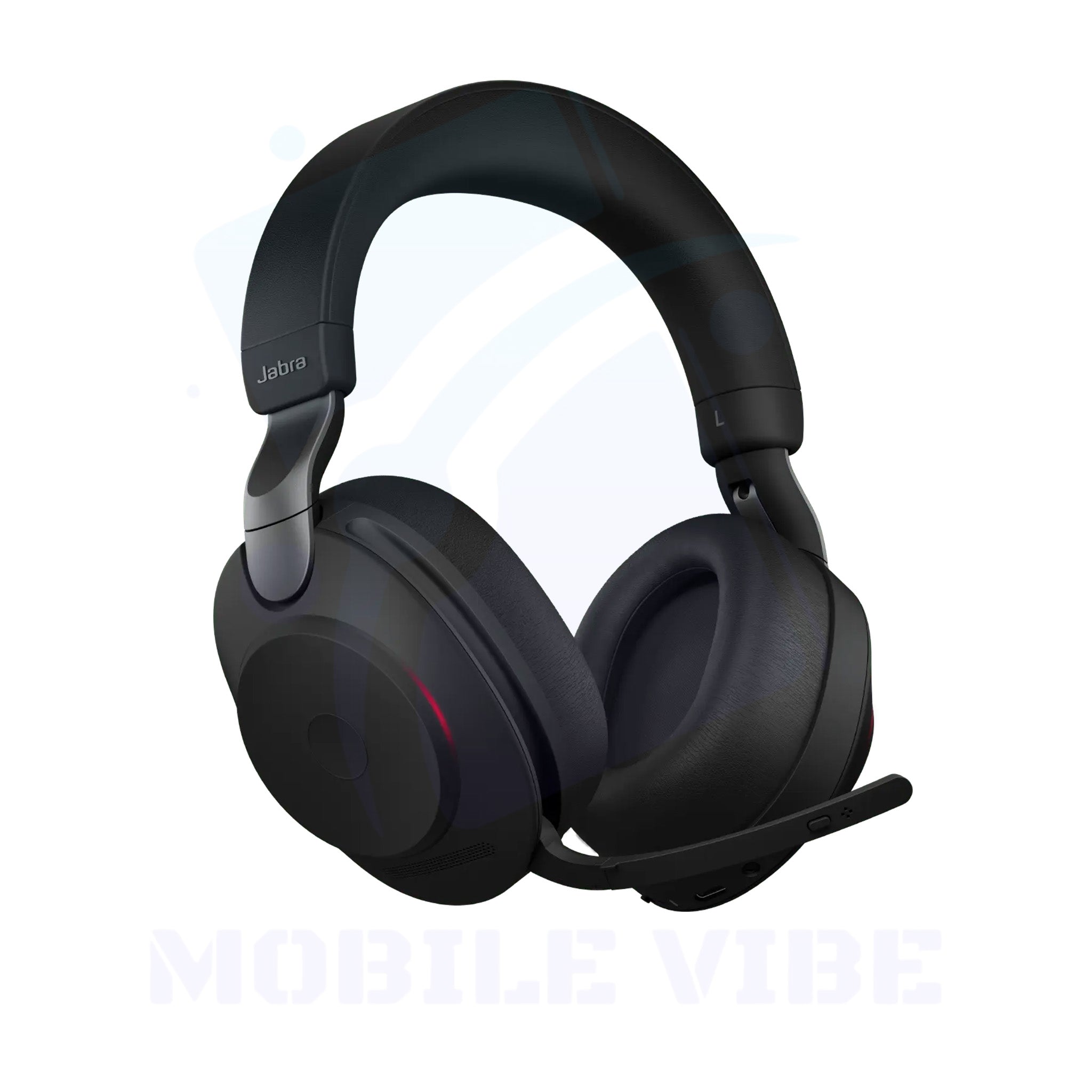 Jabra Evolve 2 85 Wireless Hybrid Active Noise Cancellation Headphones side view