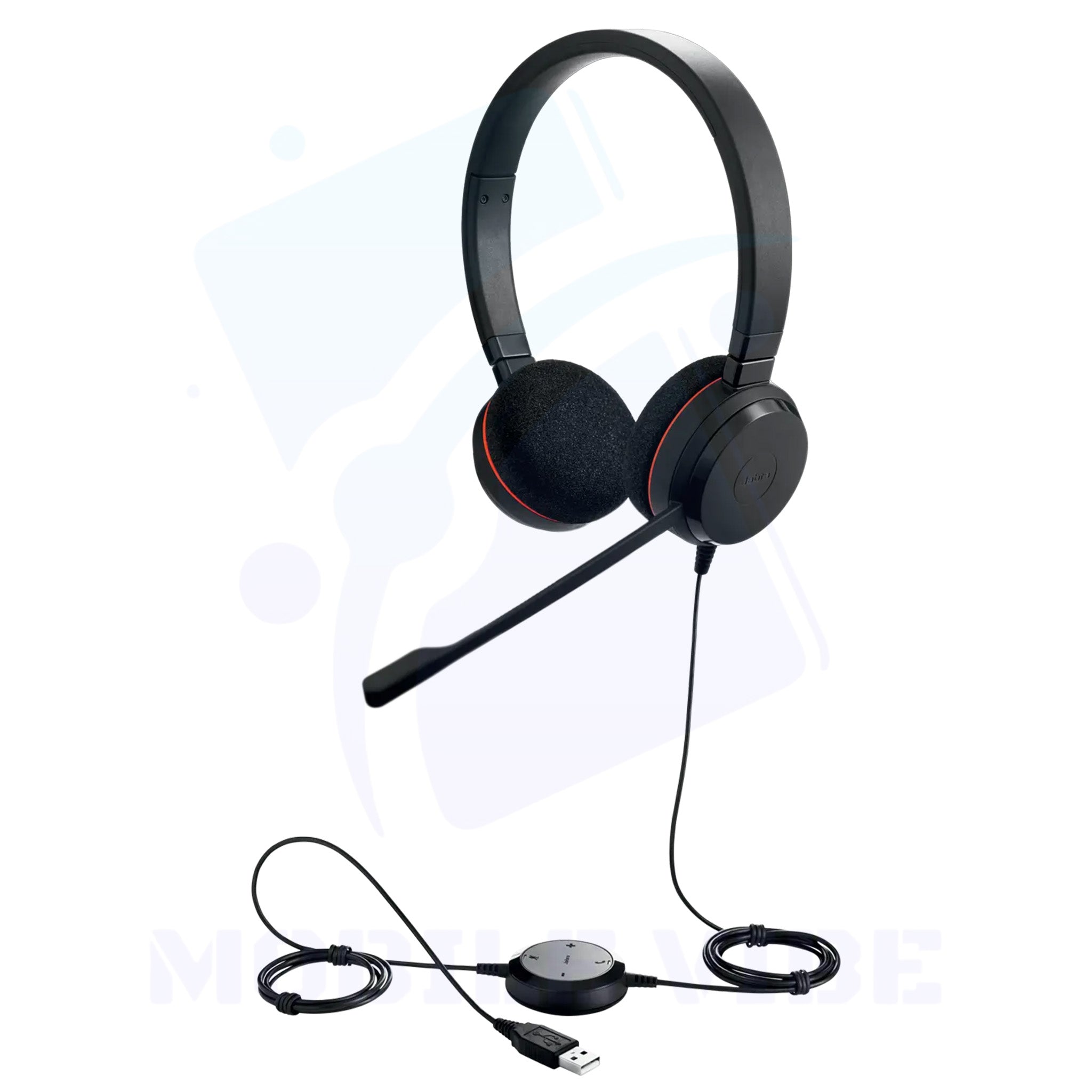 Jabra Evolve 20 Stereo Headset with USB wire