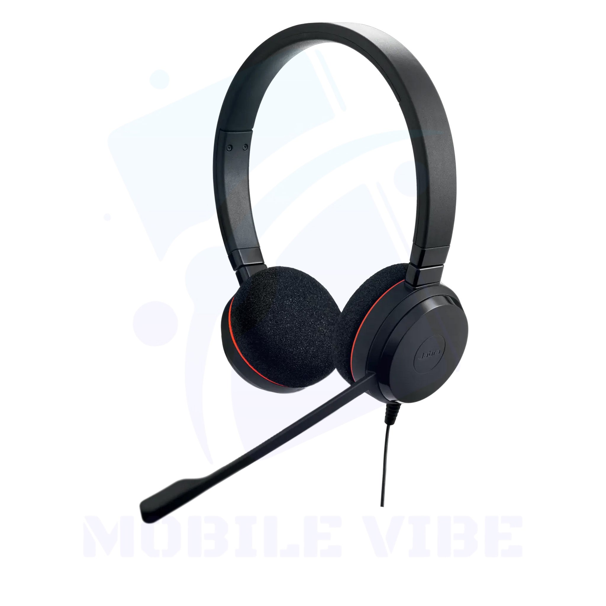 Jabra Evolve 20 Stereo Headset – Microsoft Certified with Passive Noise Cancellation