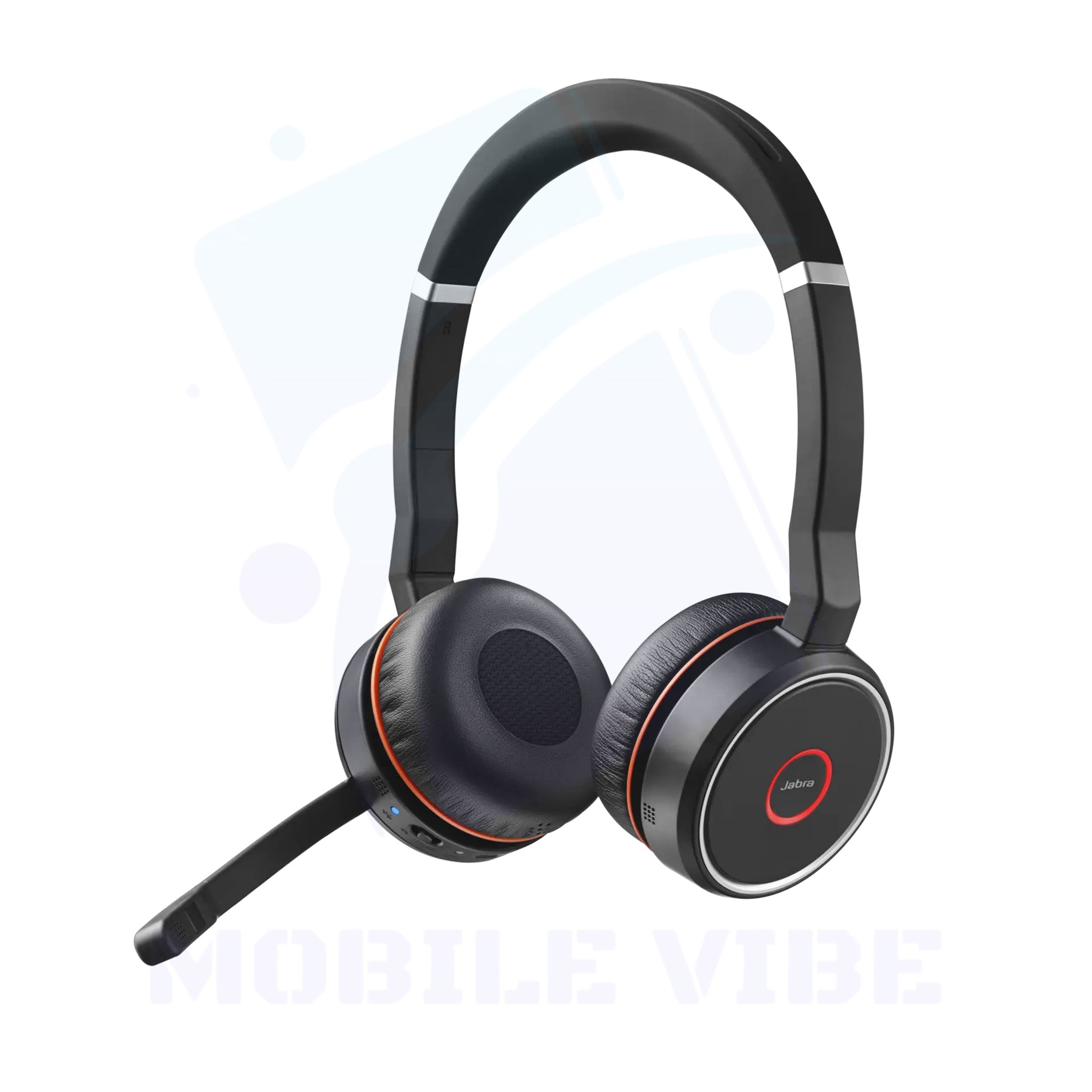 Jabra Evolve 75 MS Wireless On-Ear Headset | Up to 30m Wireless Range