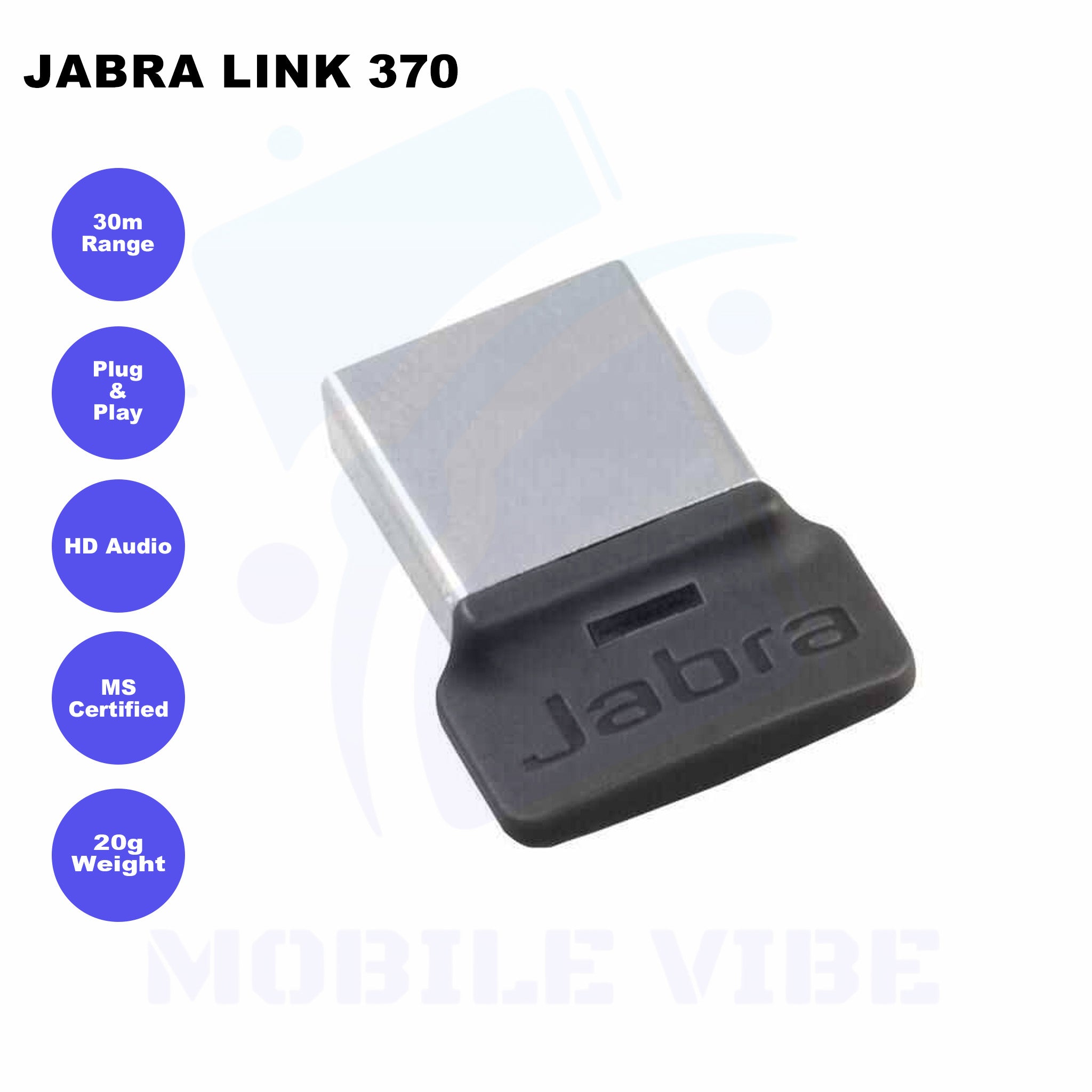Jabra Link 370 | USB A Bluetooth Adapter Features