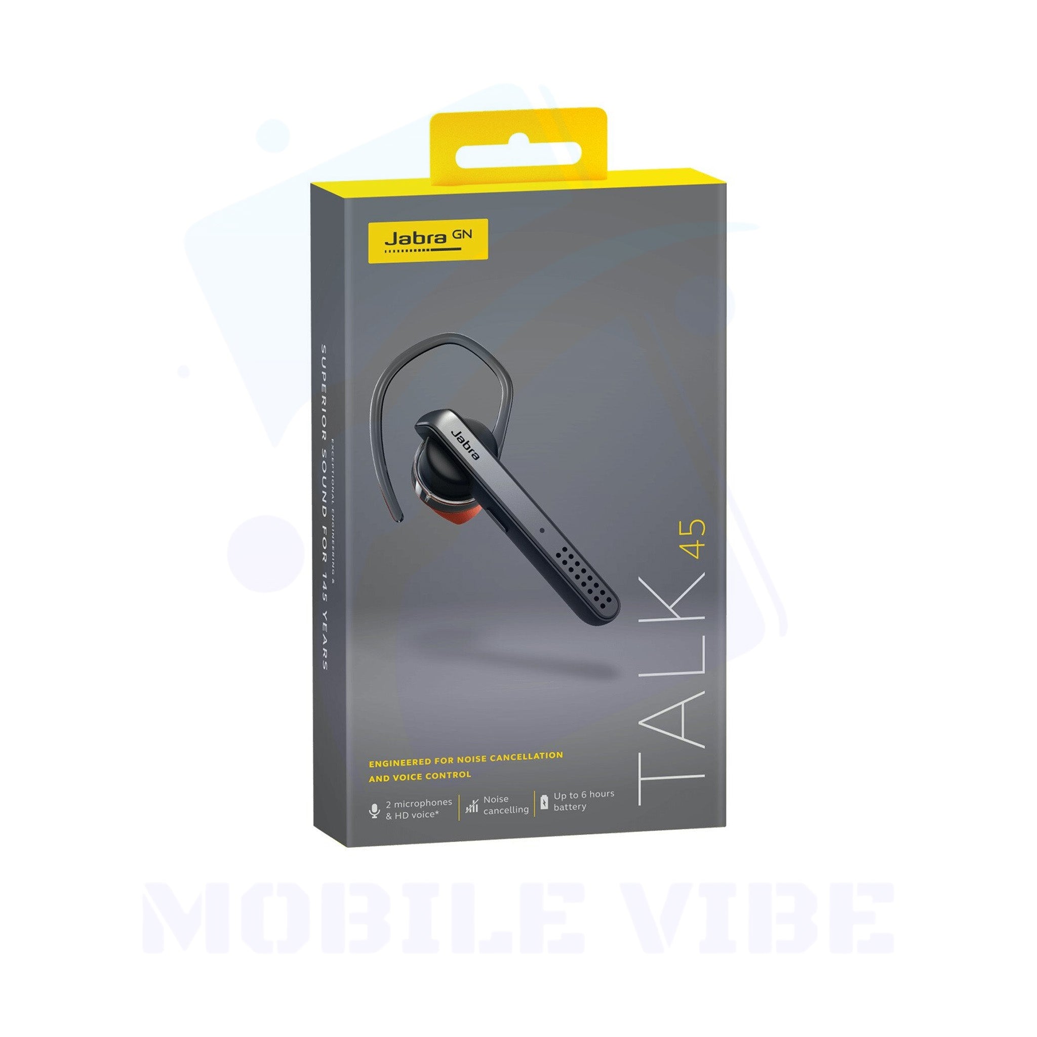 Jabra Talk 45 Mono In-Ear Noise Cancelling Headset Packed