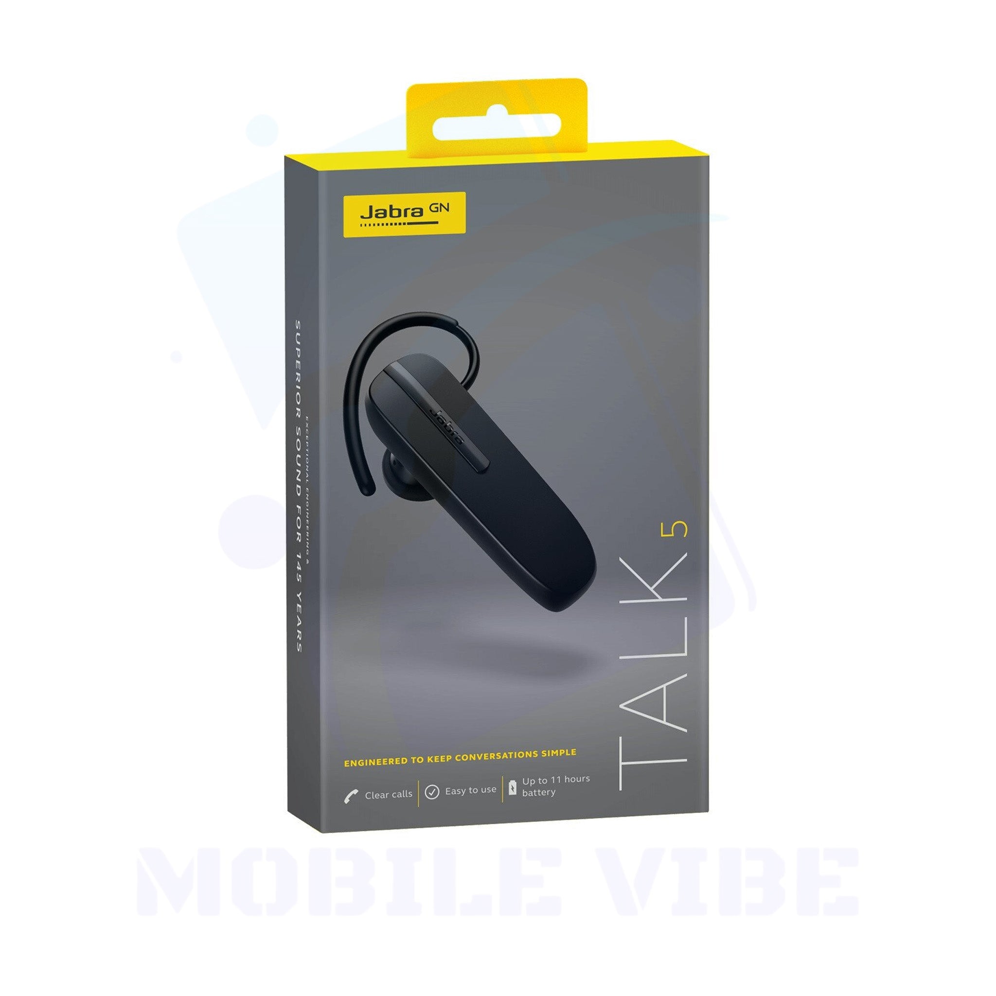 Jabra Talk 5 Mono In-Ear Headset Packed