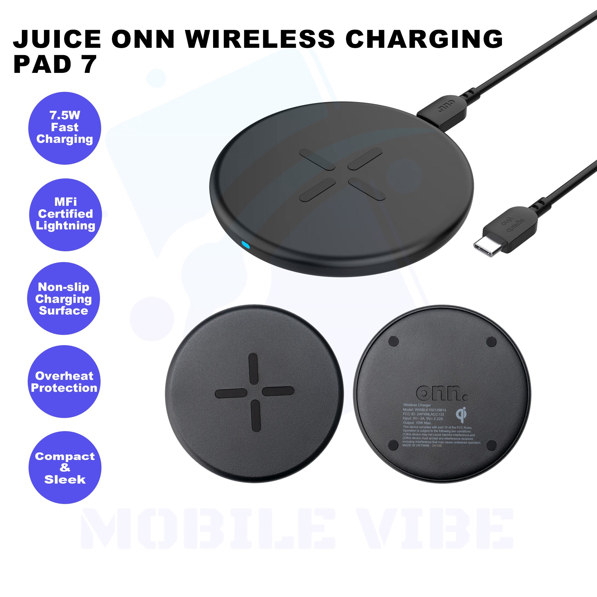 Juice Onn Wireless Charging Pad 7 Features