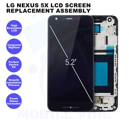 LG Nexus 5X LCD Screen Replacement Assembly Features