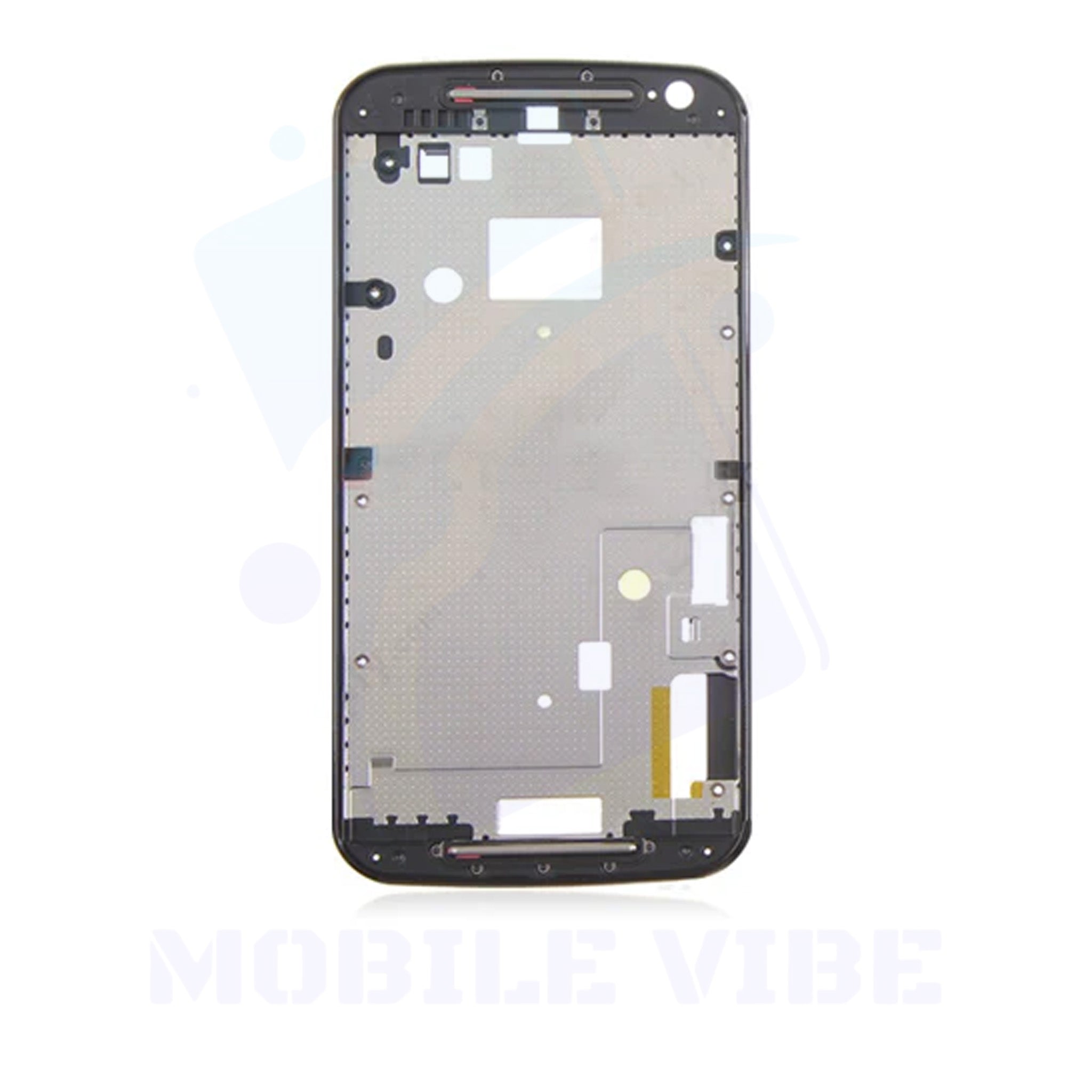 Motorola Moto G2 Black LCD Front Housing Replacement